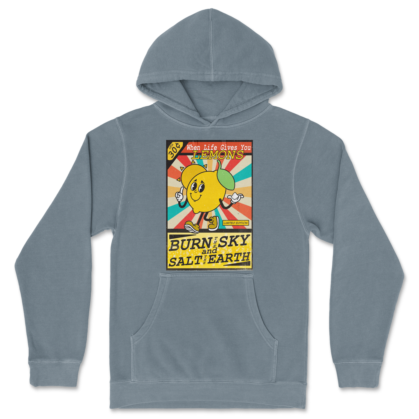 Independent Clothing Co. Hoodie Life Gives You Lemons in Blue-Magic