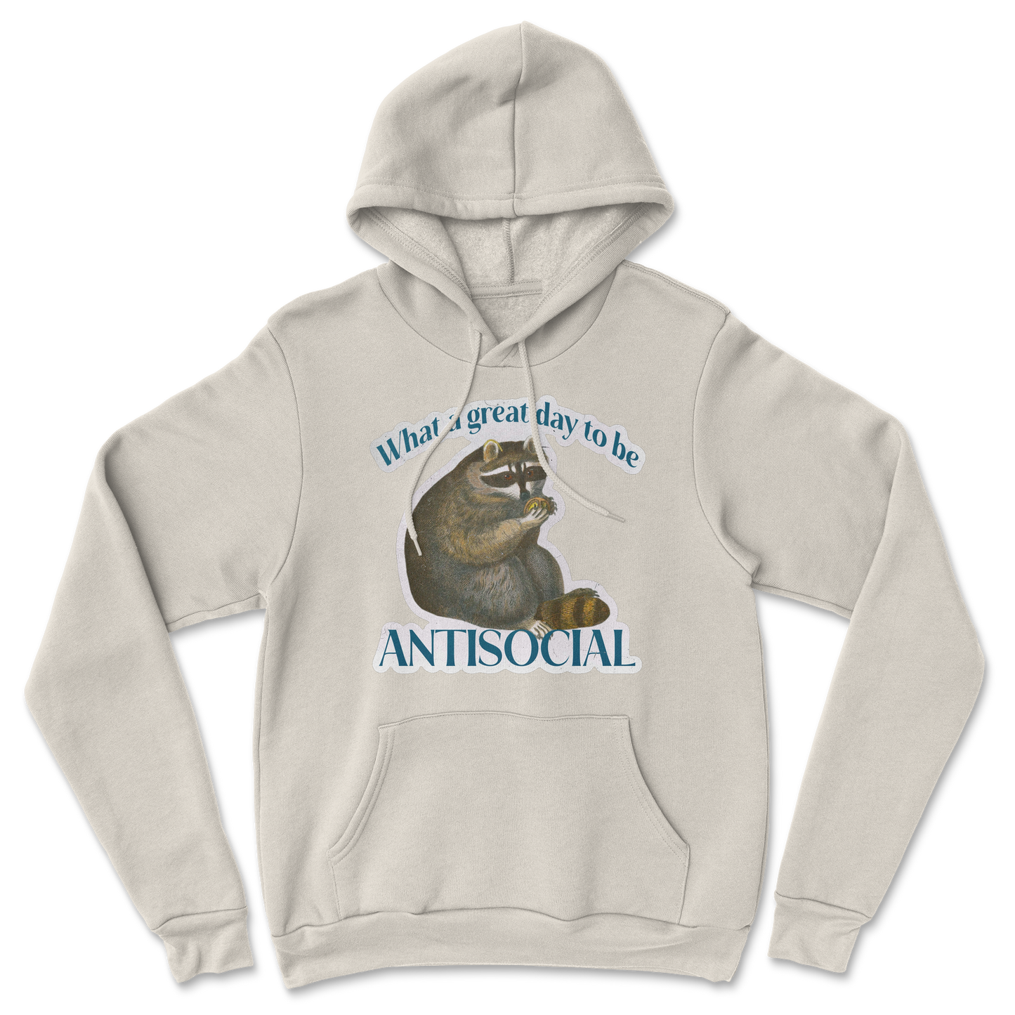 Heavy Blend Hoodie Antisocial in Sand