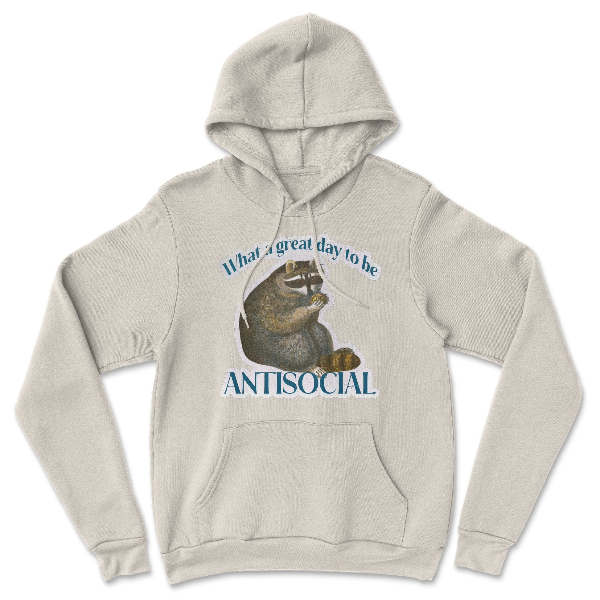 Heavy Blend Hoodie Antisocial in Sand