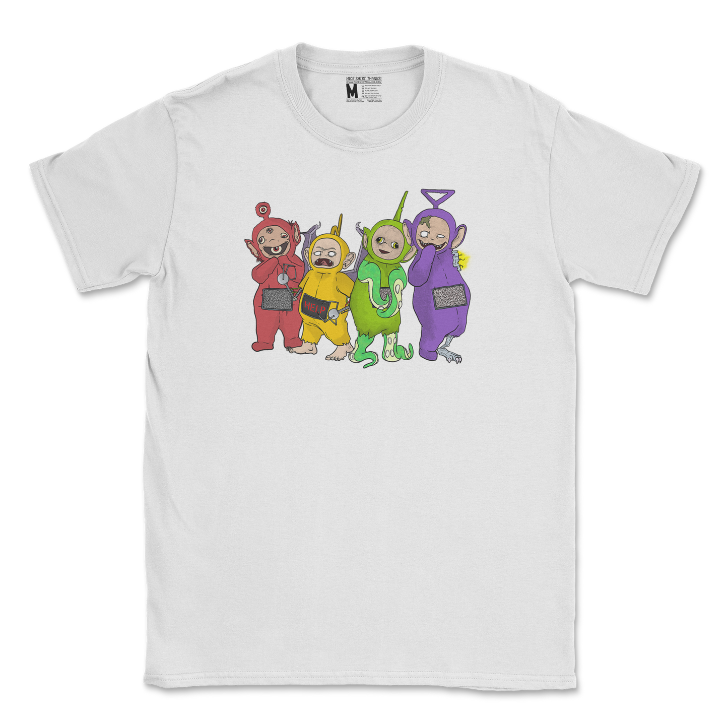 Gildan SoftStyle T-Shirt Telatubbies in White