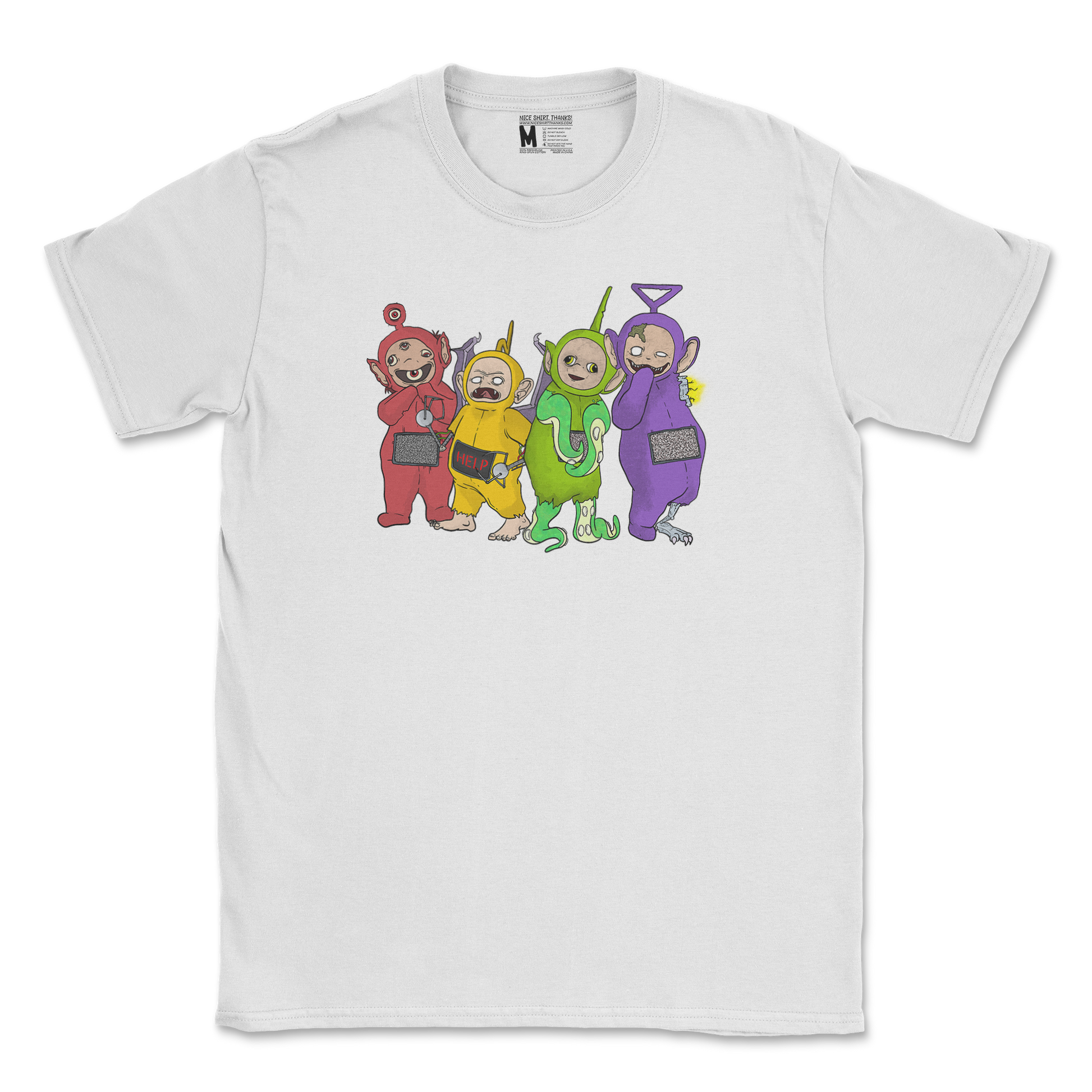 Gildan SoftStyle T-Shirt Telatubbies in White