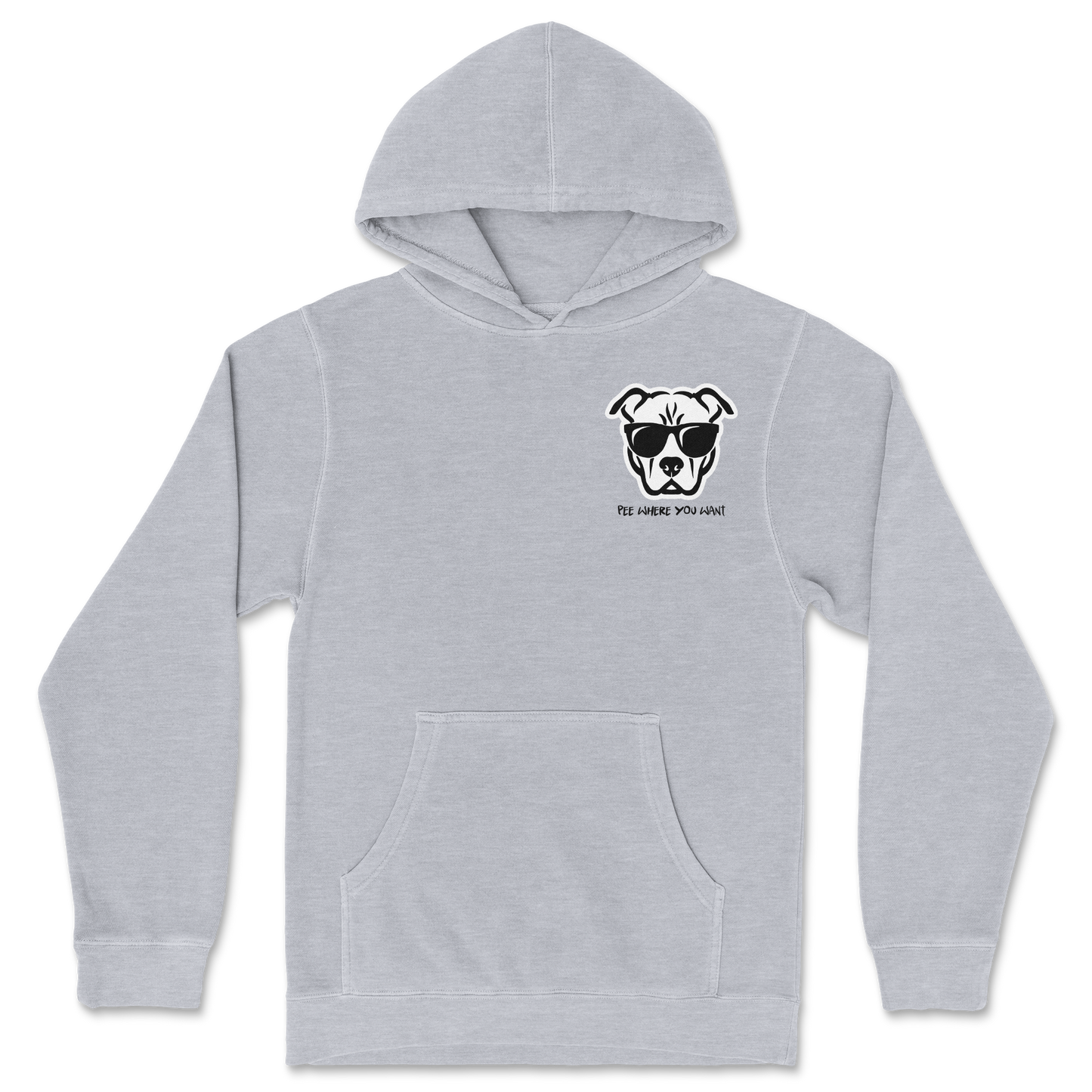 Independent Clothing Co. Hoodie Pee Where You Want in Grey-Heather