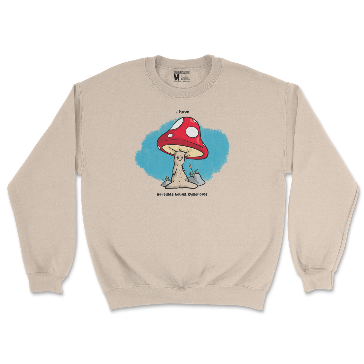 Gildan SoftStyle Crew Neck IBS in Sand