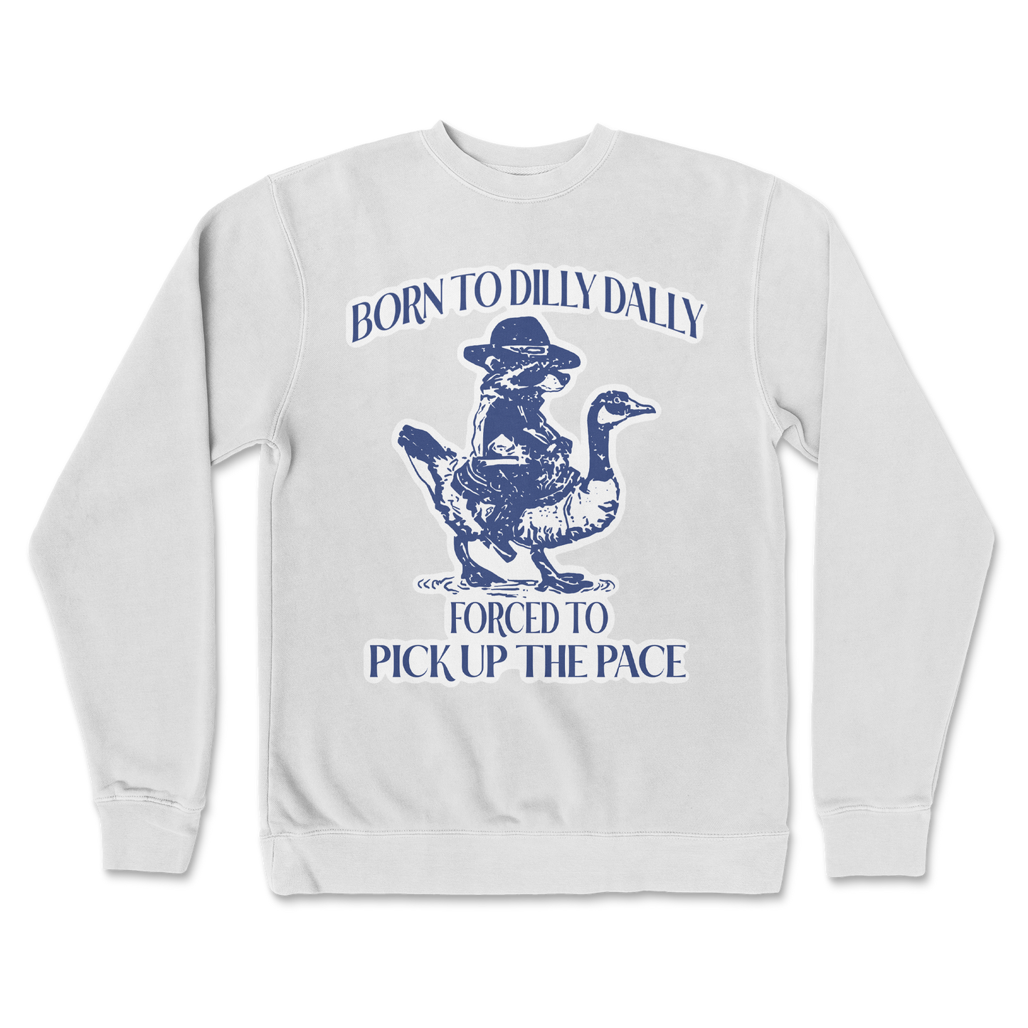 Independent Clothing Co. Crew Neck Dilly Dally in White
