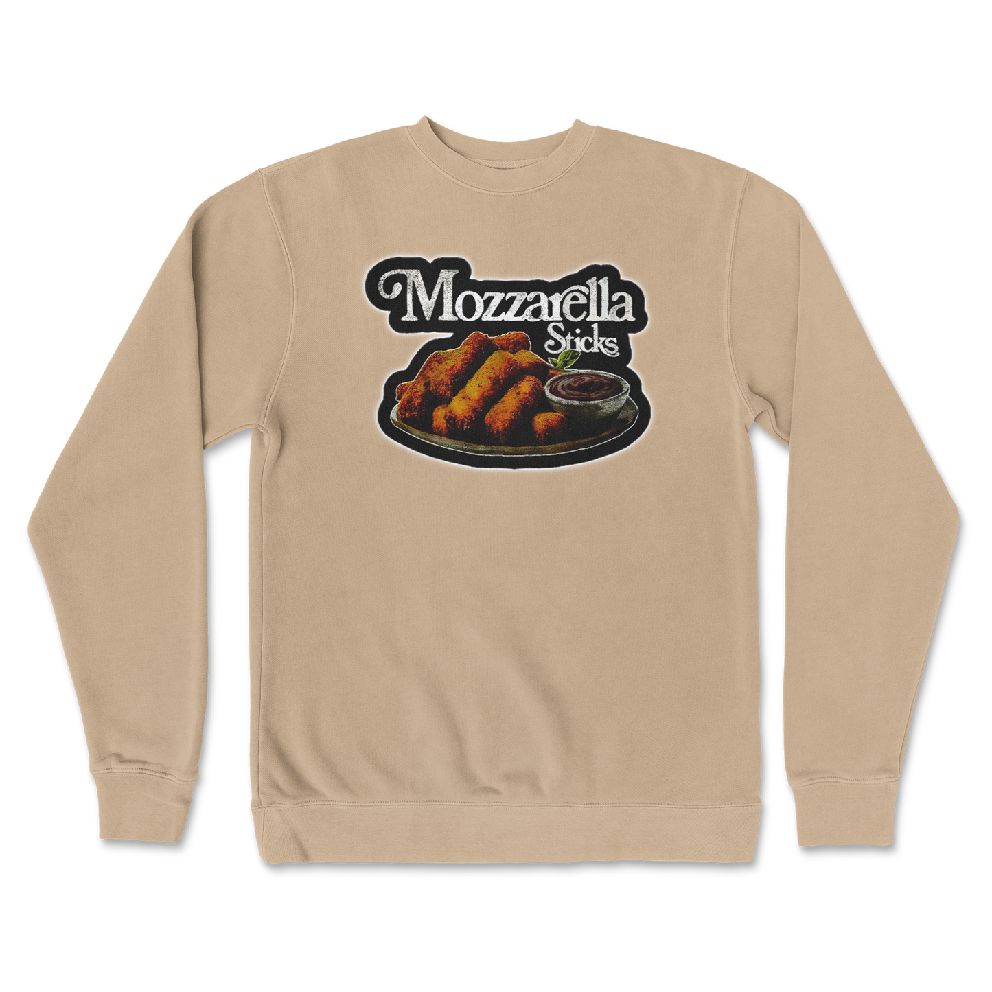 Independent Clothing Co. Crew Neck Mozzarella Sticks in Sandstone