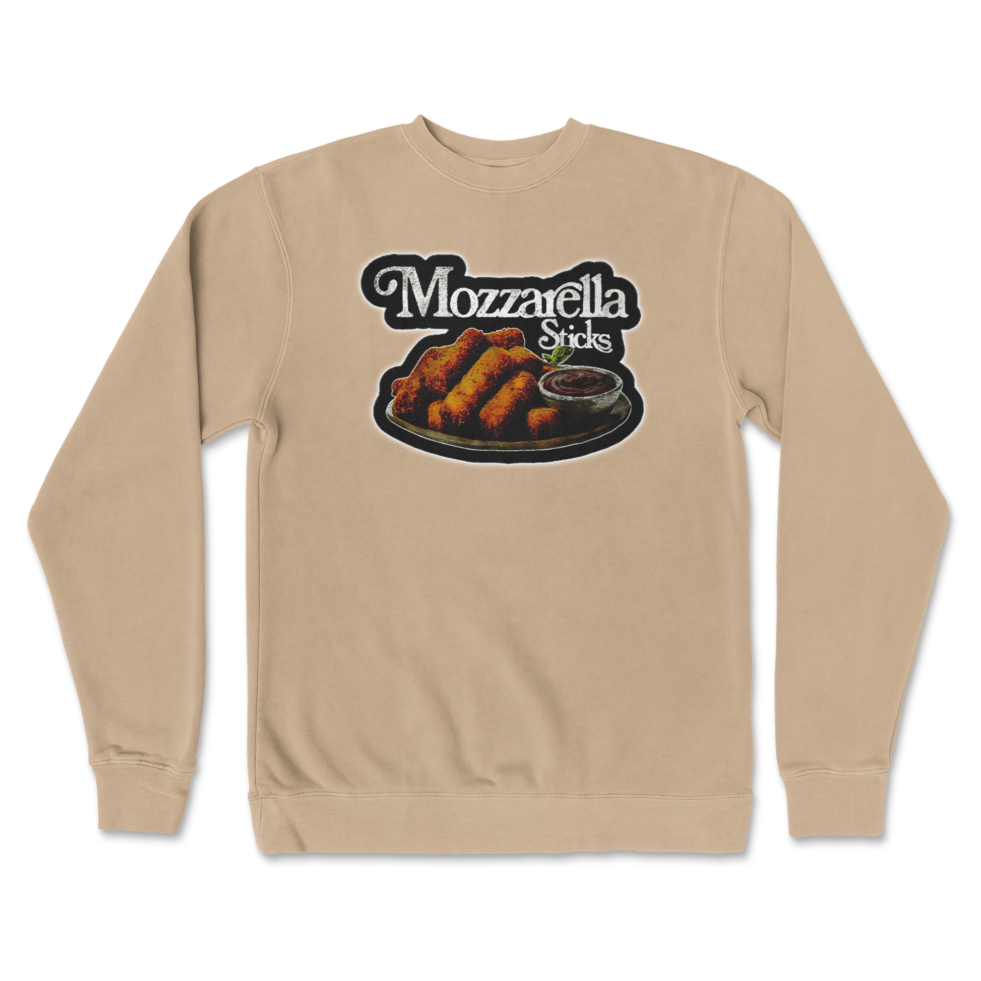 Independent Clothing Co. Crew Neck Mozzarella Sticks in Sandstone