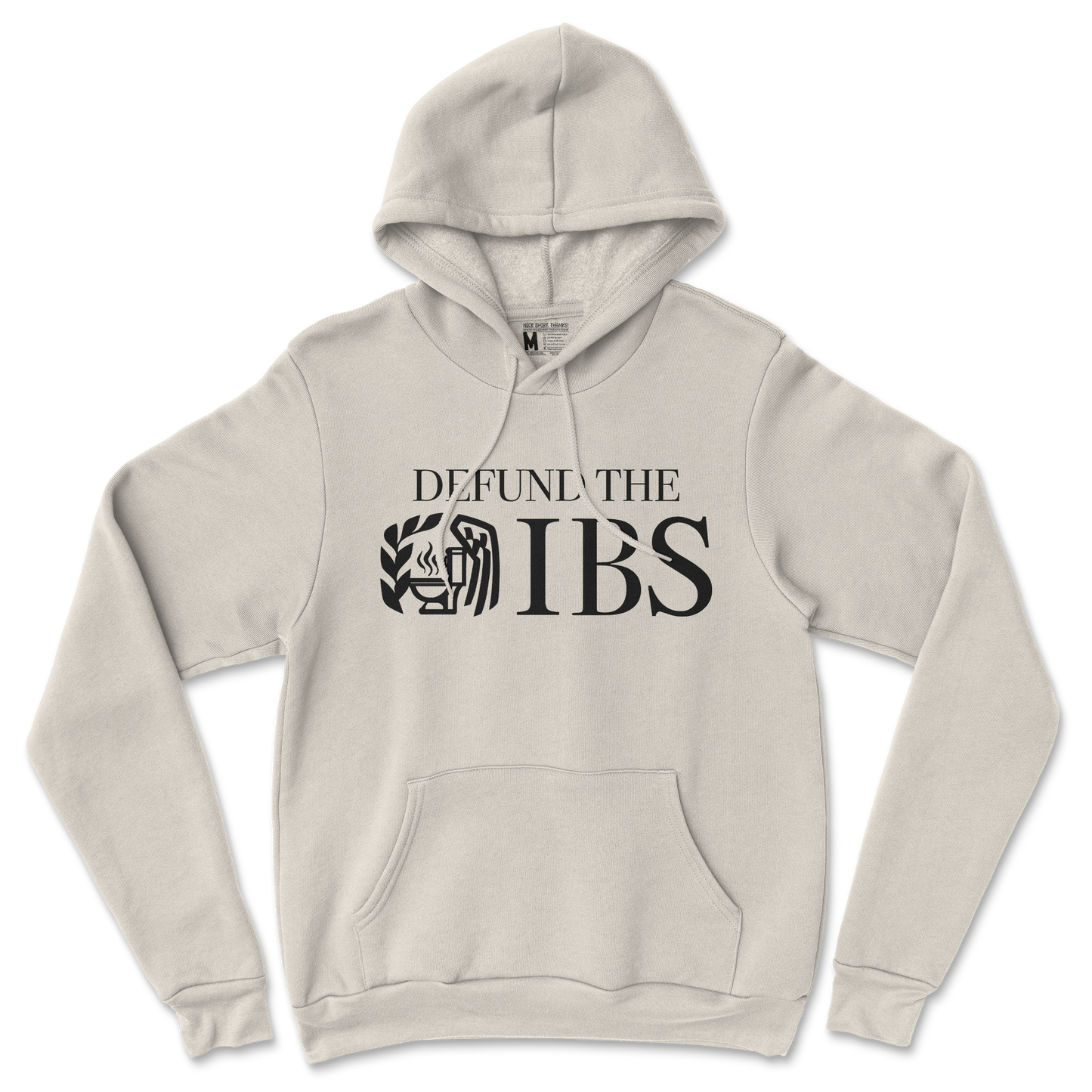 Gildan SoftStyle Hoodie Defund The IBS in Sand