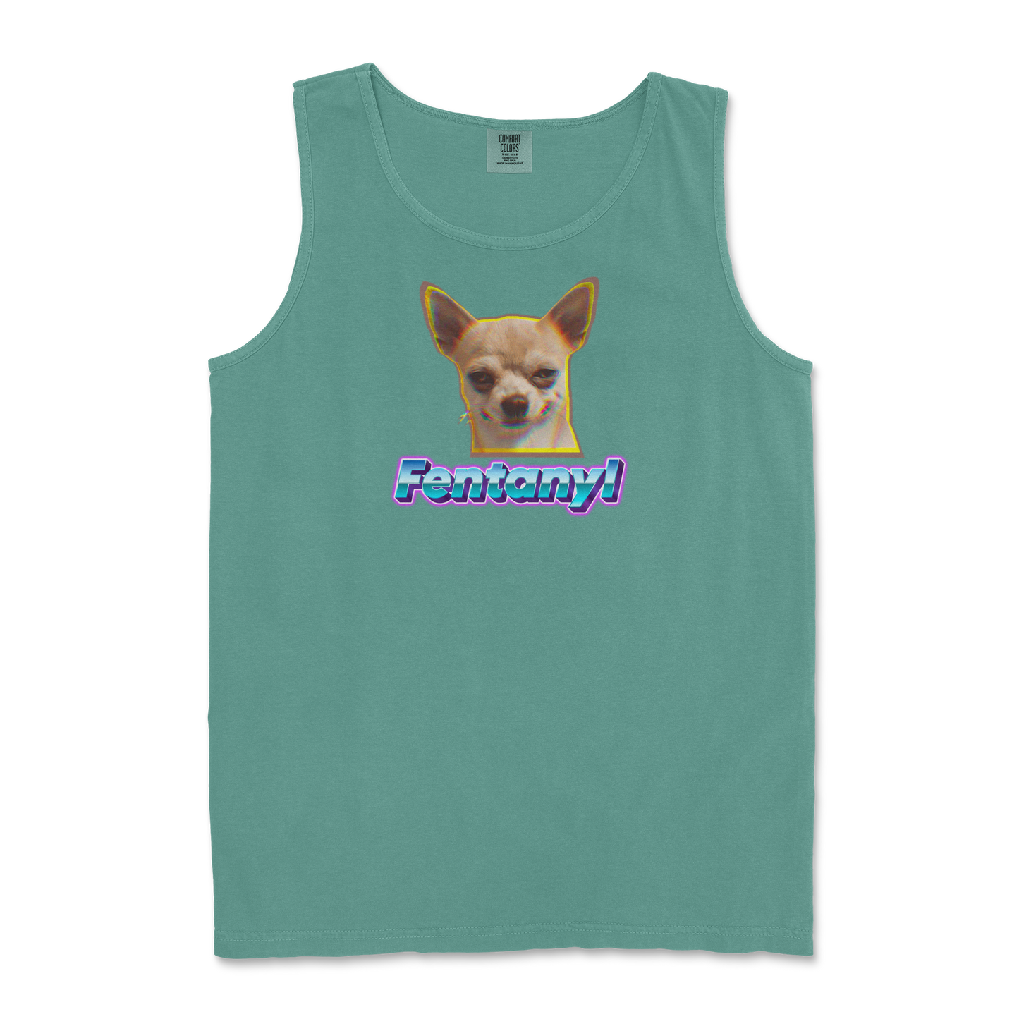 Comfort Colors Tank Top Fent in Light-Green