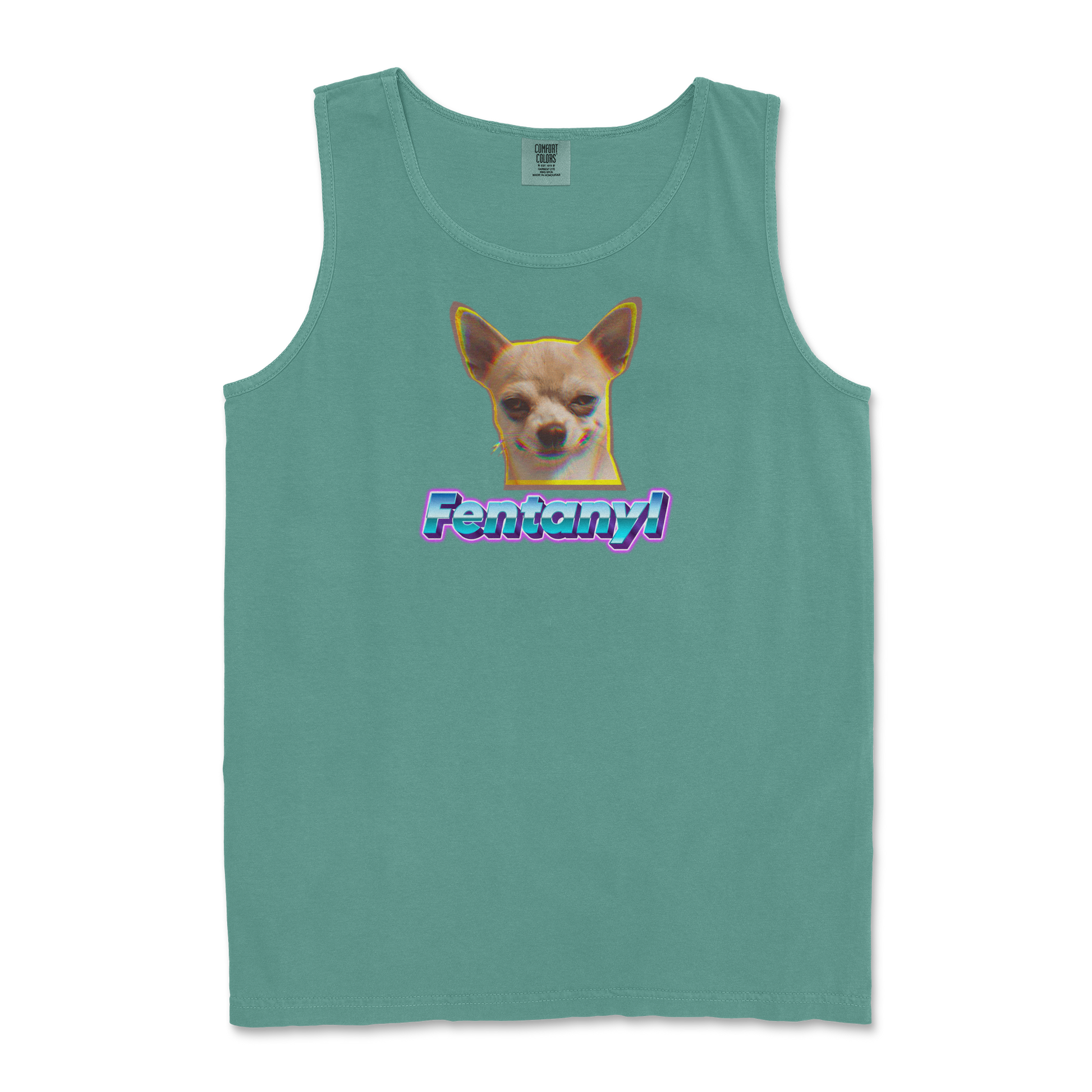 Comfort Colors Tank Top Fent in Light-Green