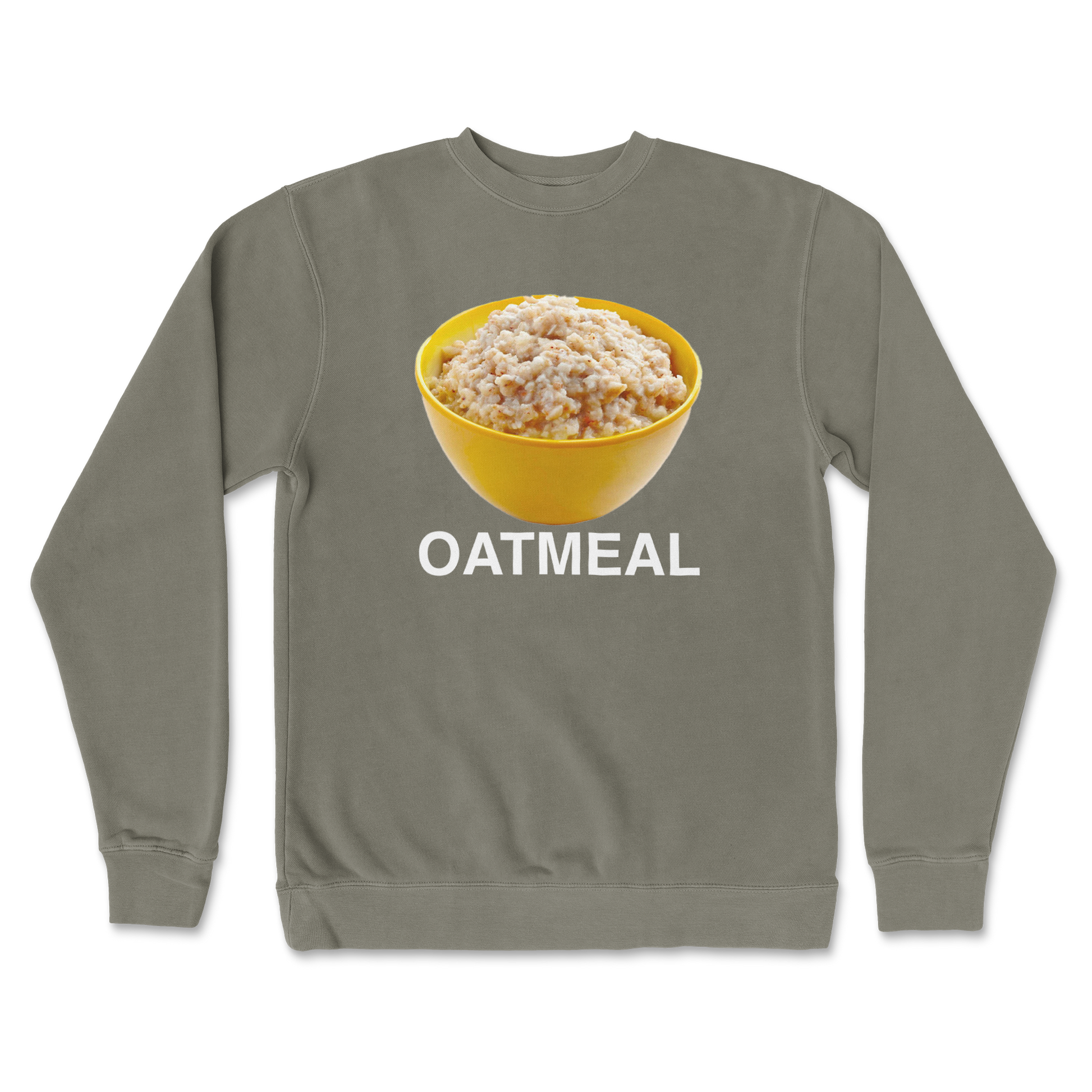 Independent Clothing Co. Crew Neck Oatmeal in Army