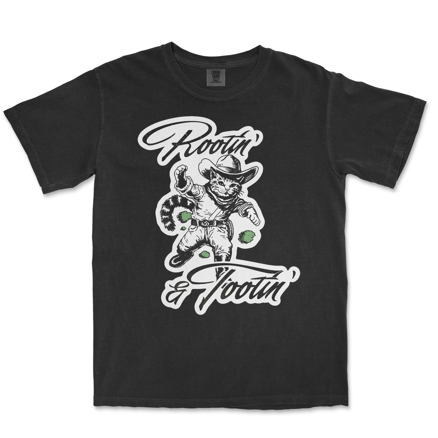 Comfort Colors T-Shirt Rootin Tootin in Black