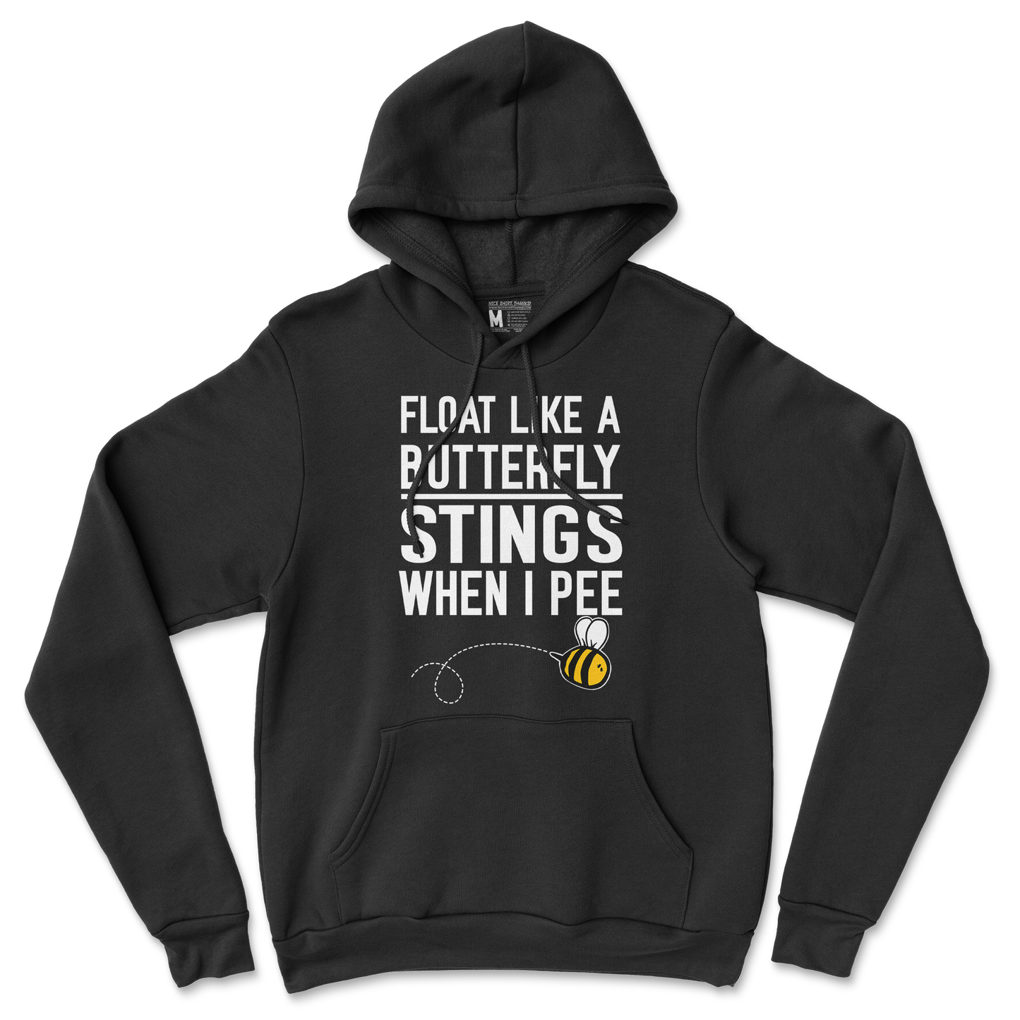 Gildan SoftStyle Hoodie Stings When I Pee in Back