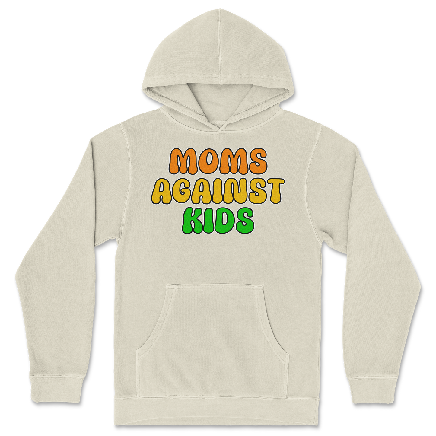 Independent Clothing Co. Hoodie Moms Agianst Kids in Ivory