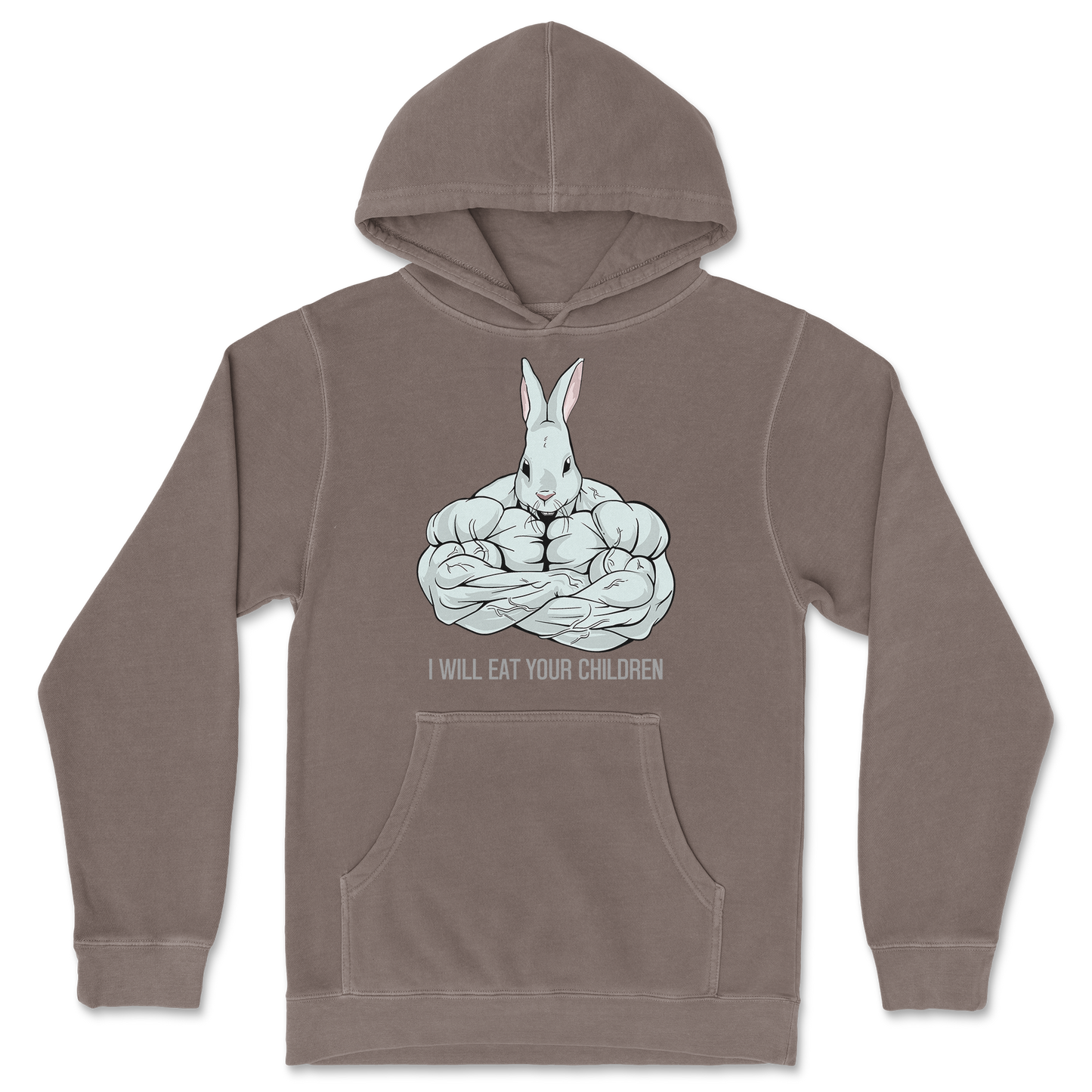 Independent Clothing Co. Hoodie Scary Rabbit in Clay