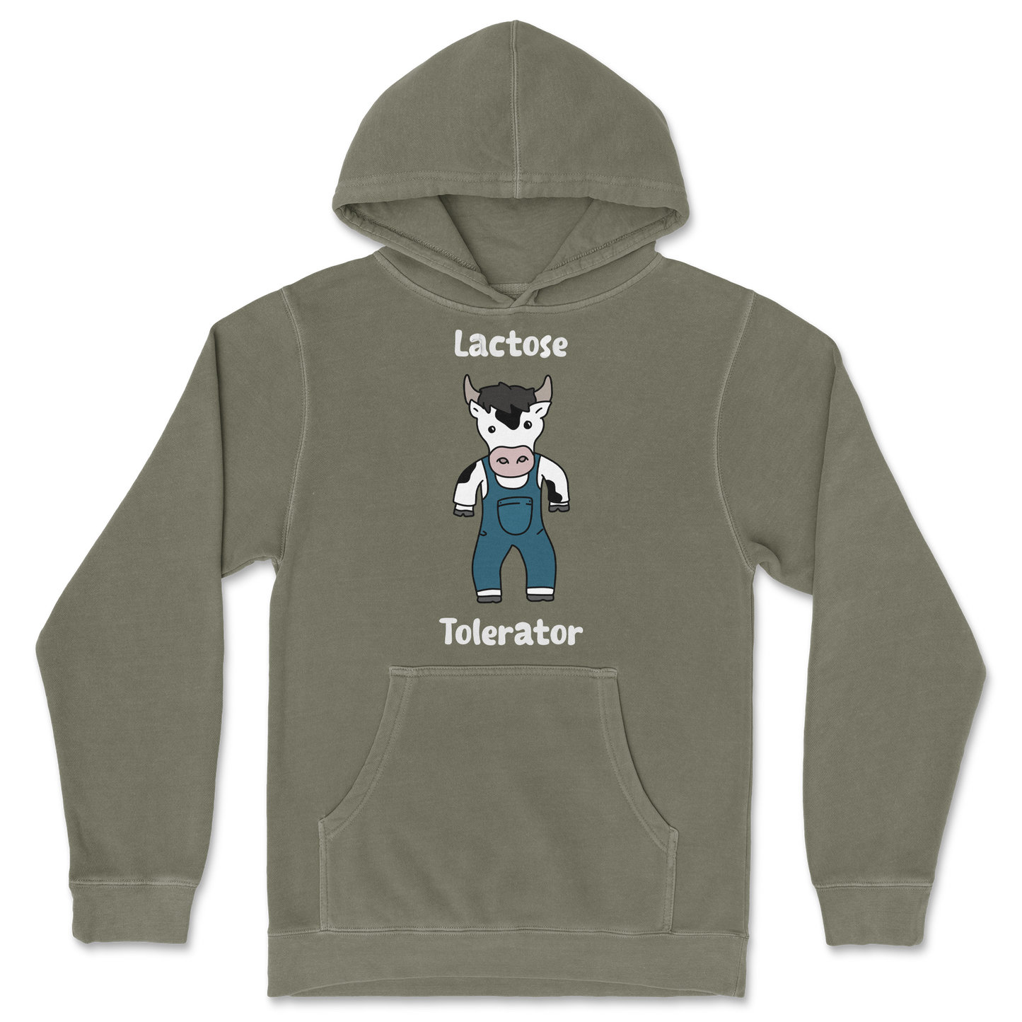 Independent Clothing Co. Hoodie Lactose Tolerator in Olive