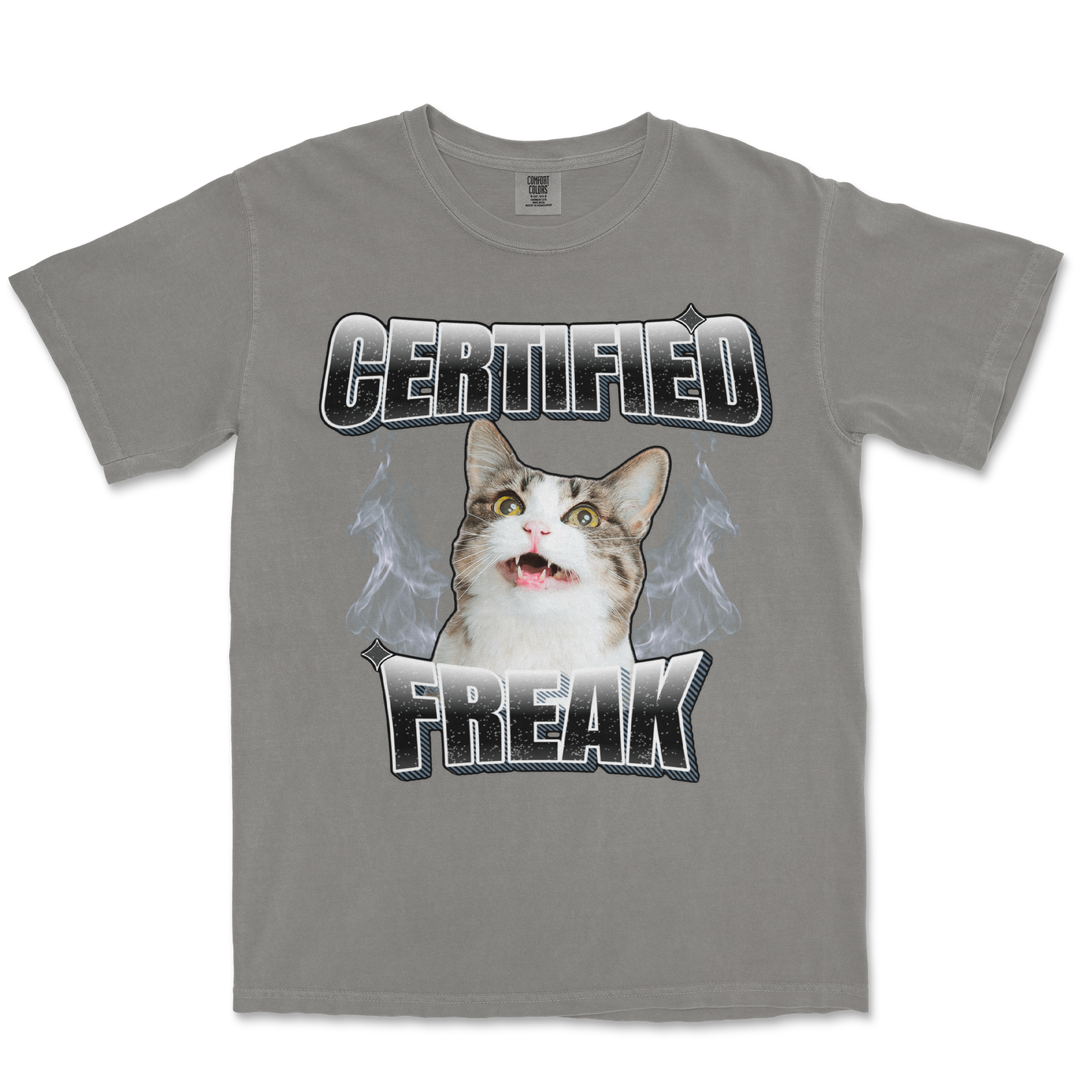 Comfort Colors T-Shirt Freaky in Grey