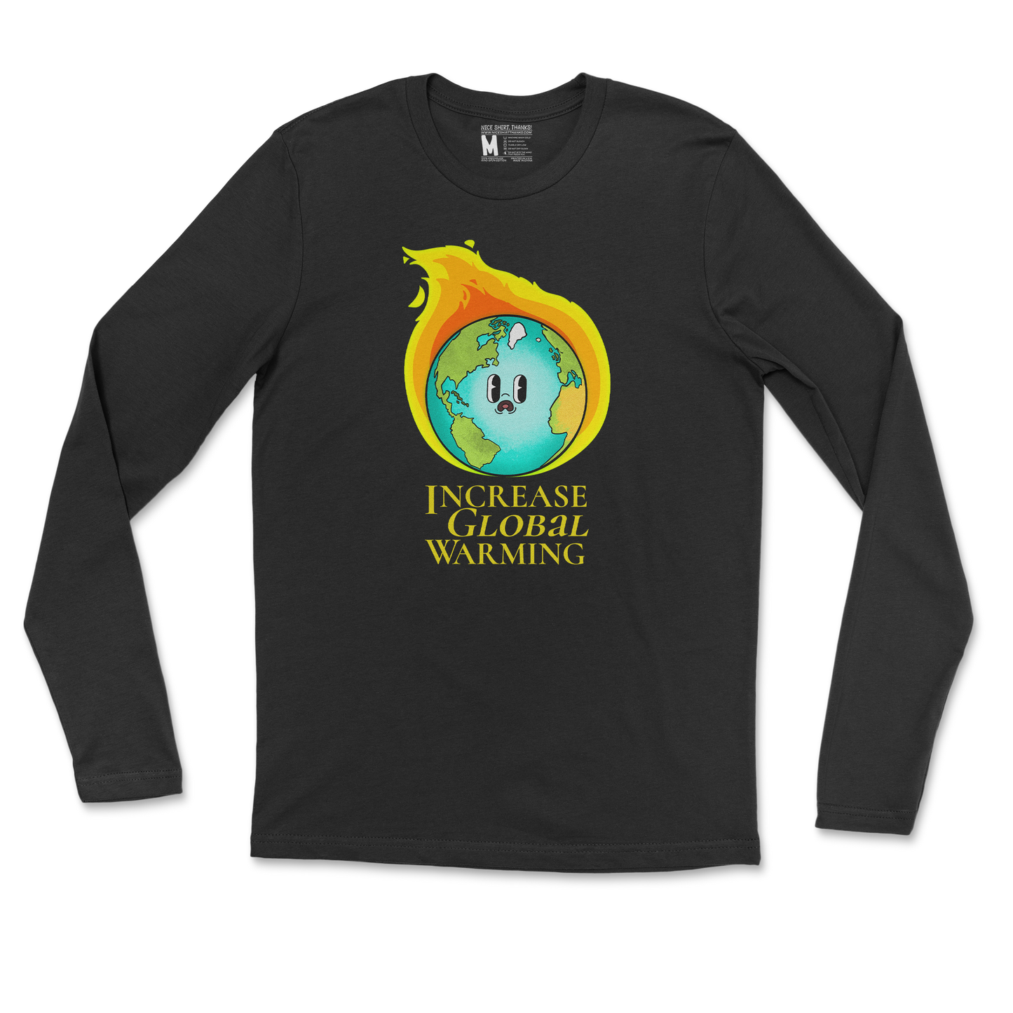 Gildan SoftStyle Long Sleeve in Black