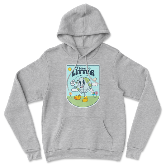 Heavy Blend Hoodie Earth Day in Grey Heather