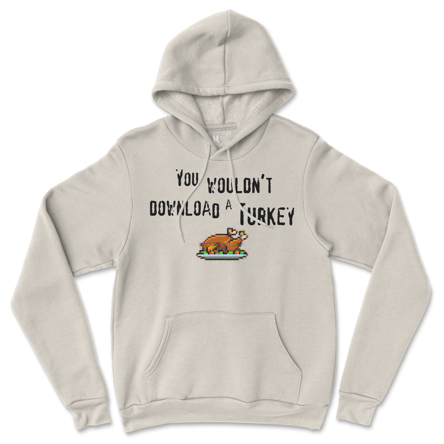Gildan SoftStyle Hoodie Downloadable Turkey in Sand