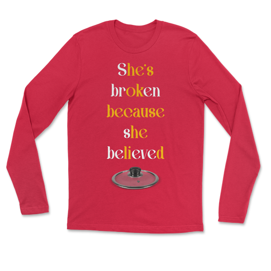 The Nice Shirt Long Sleeve He Lid  in Red