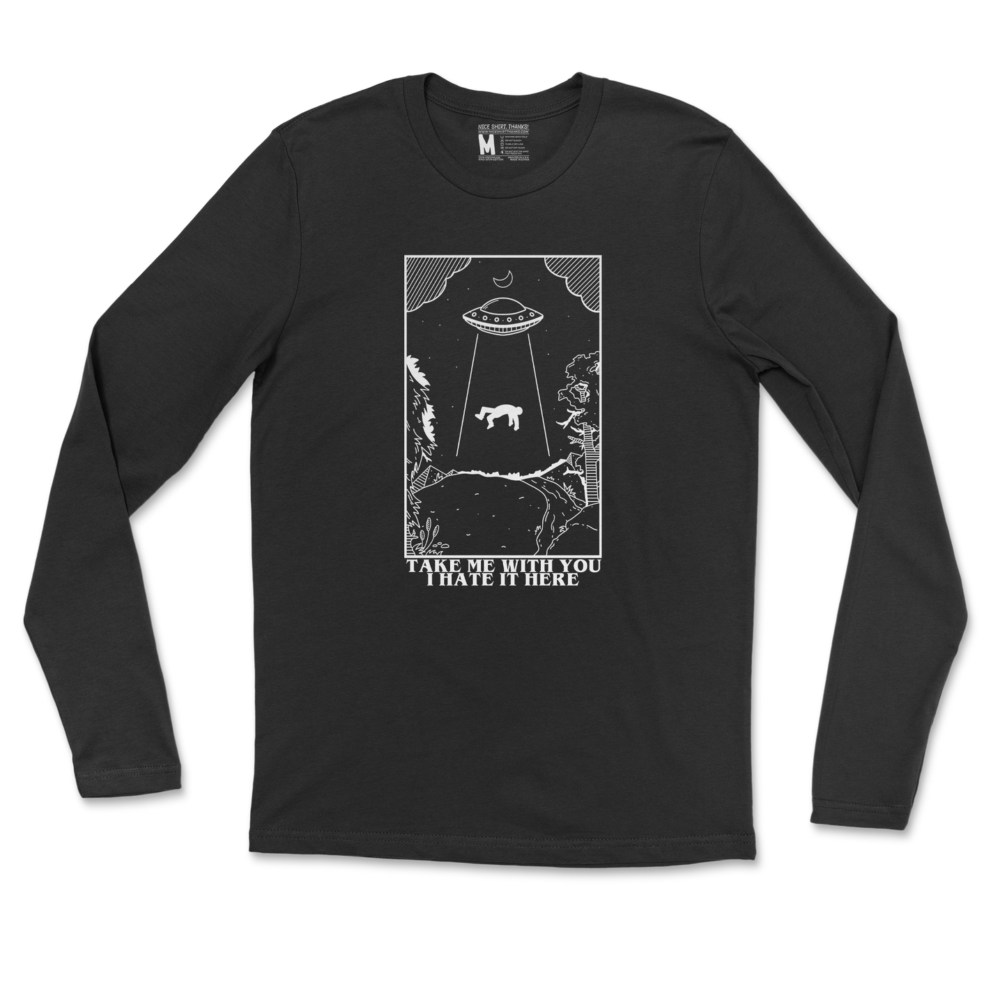 Gildan SoftStyle Long Sleeve in Black