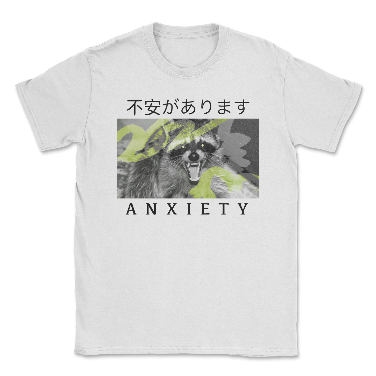 Heavy Blend T-Shirt Anxiety in White