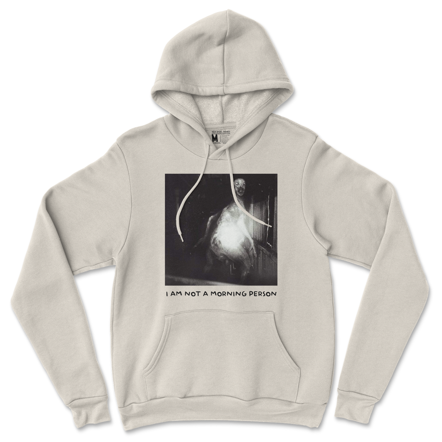 Gildan SoftStyle Hoodie Not A Morning Person in Sand