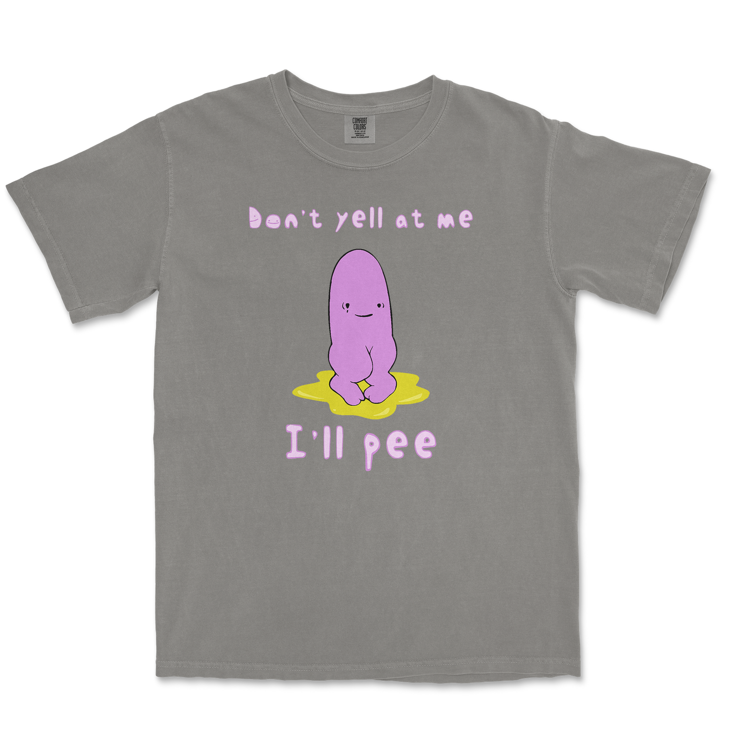 Comfort Colors T-Shirt Dont Yell 2 in Grey