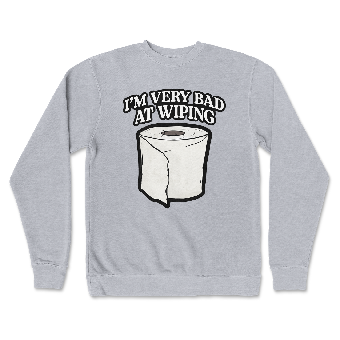 Independent Clothing Co. Crew Neck Bad Wiper in Grey Heather
