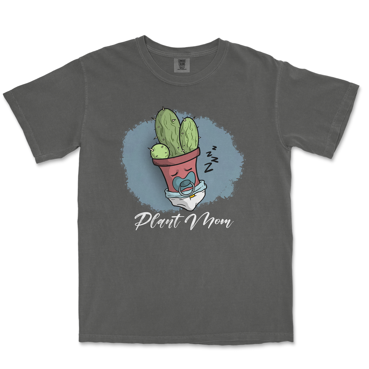 Comfort Colors T-Shirt Plant Mom 2 in Pepper