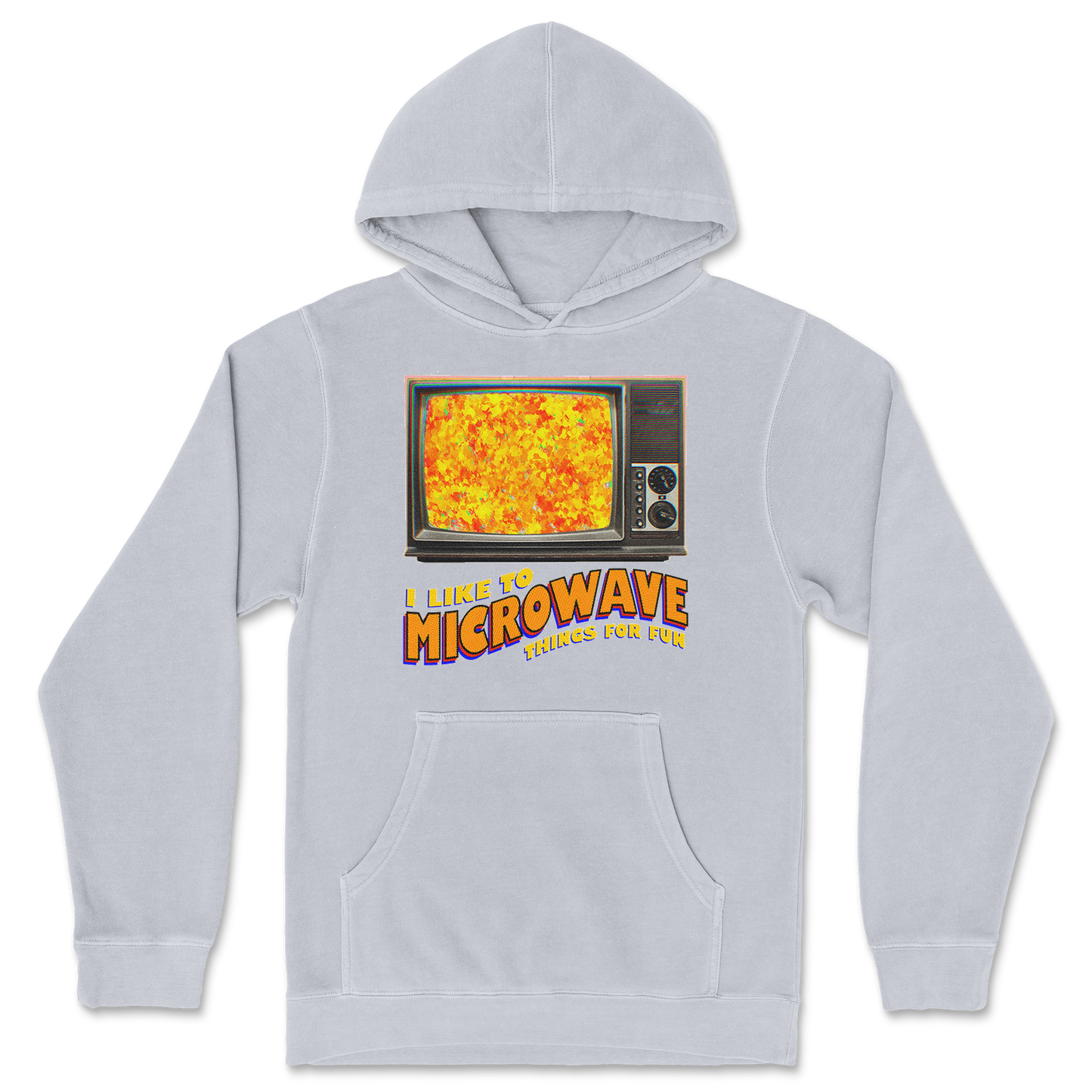 Independent Clothing Co. Hoodie Microwave for fun in GreyHeather