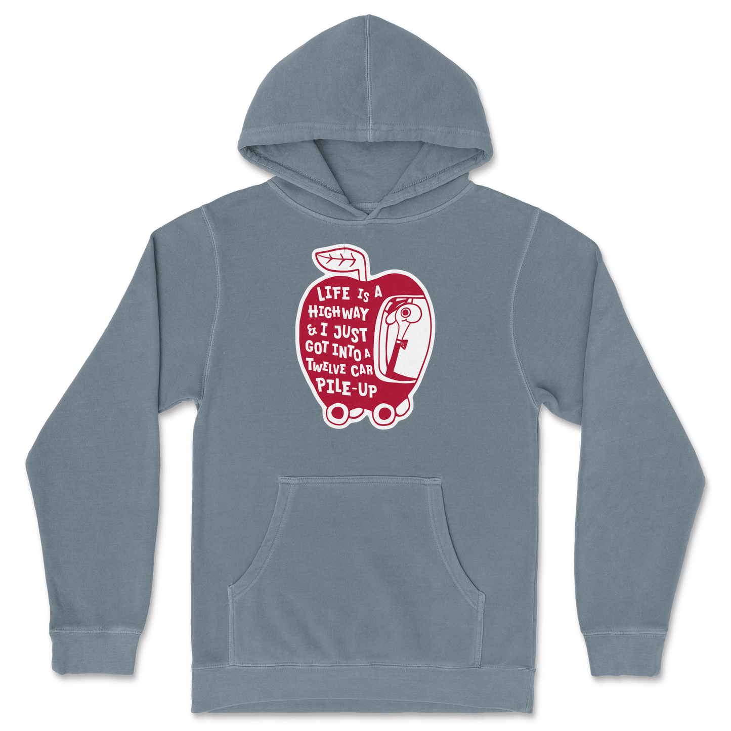 Independent Clothing Co. Hoodie Life Is A Highway in Blue-Magic