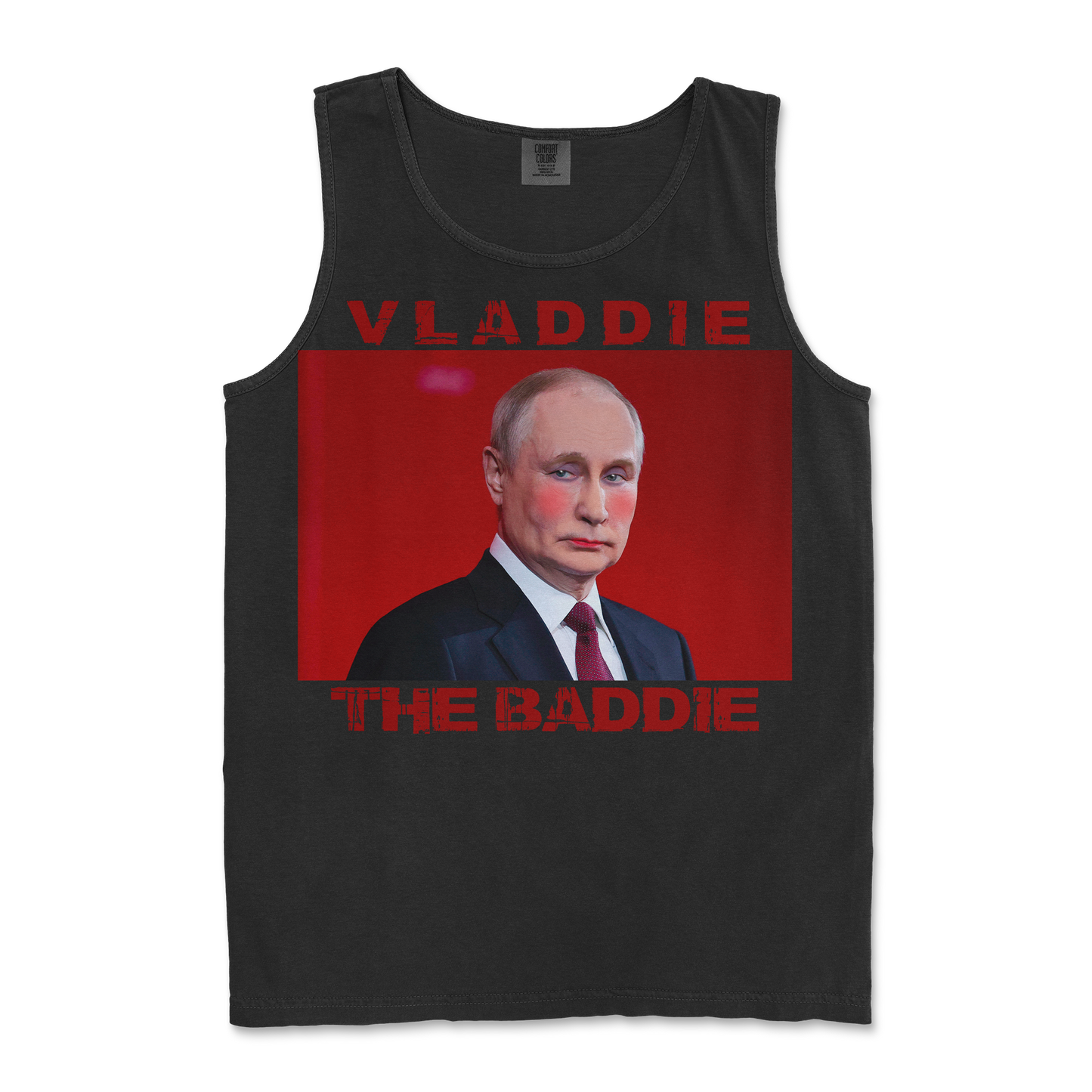 Comfort Colors Tank Top Vladdie The Baddie in Black