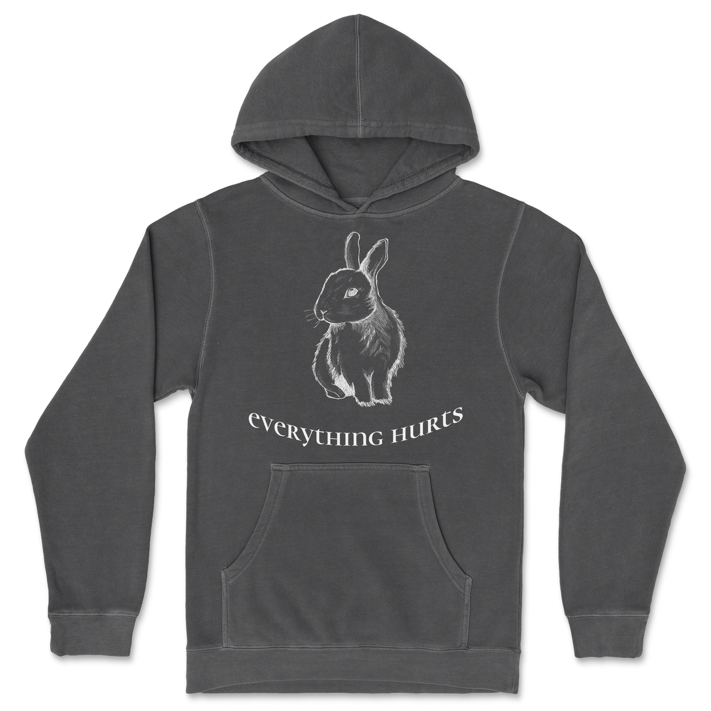 Independent Clothing Co. Hoodie Everything Hurts in Black