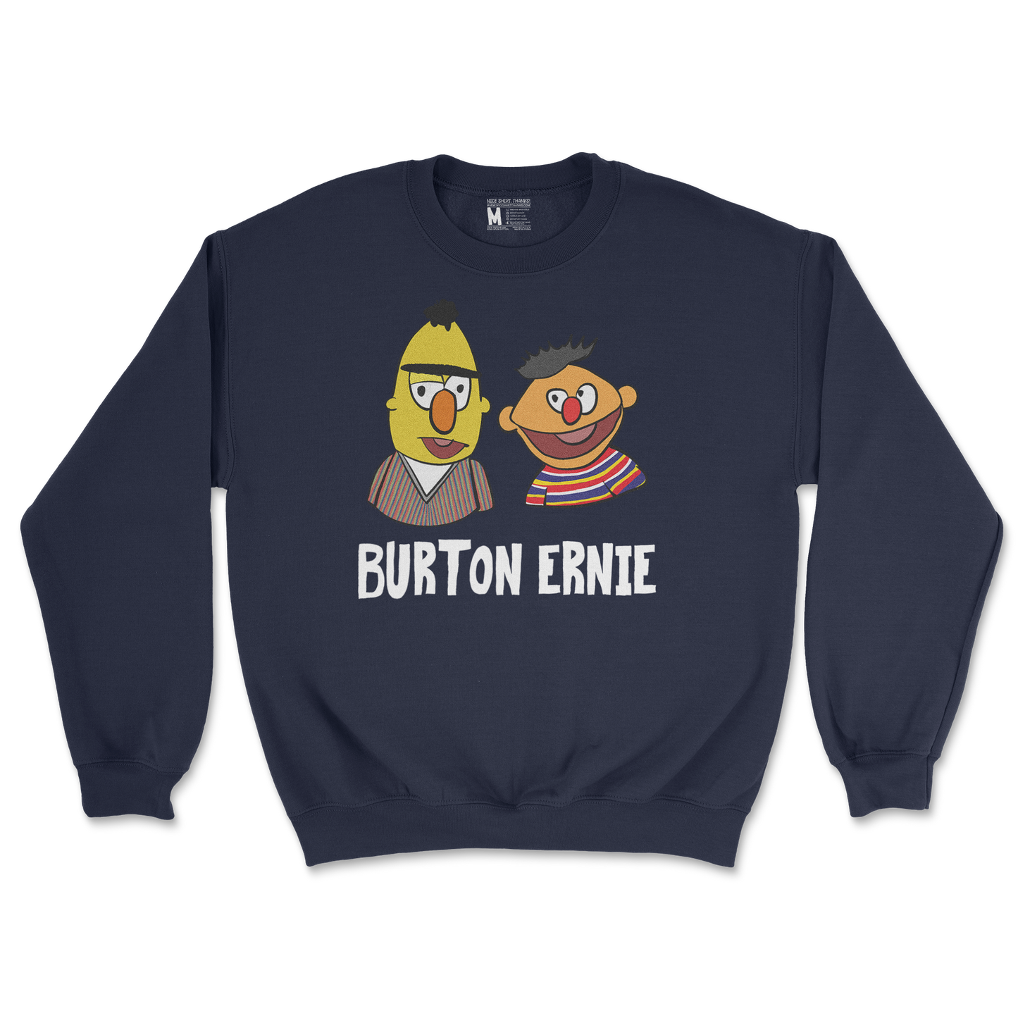Gildan SoftStyle Crew Neck Burton Ernie in Navy