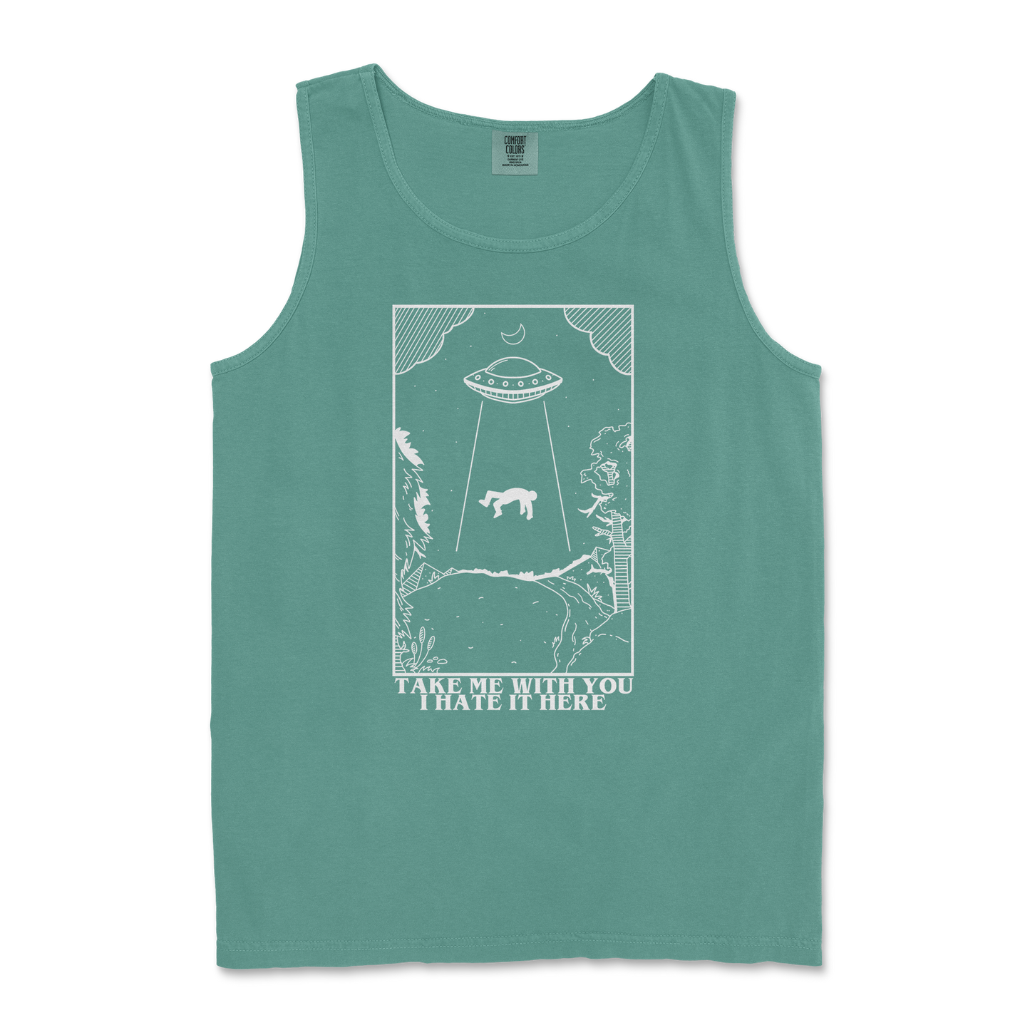 Comfort Colors Tank Top in LightGreen