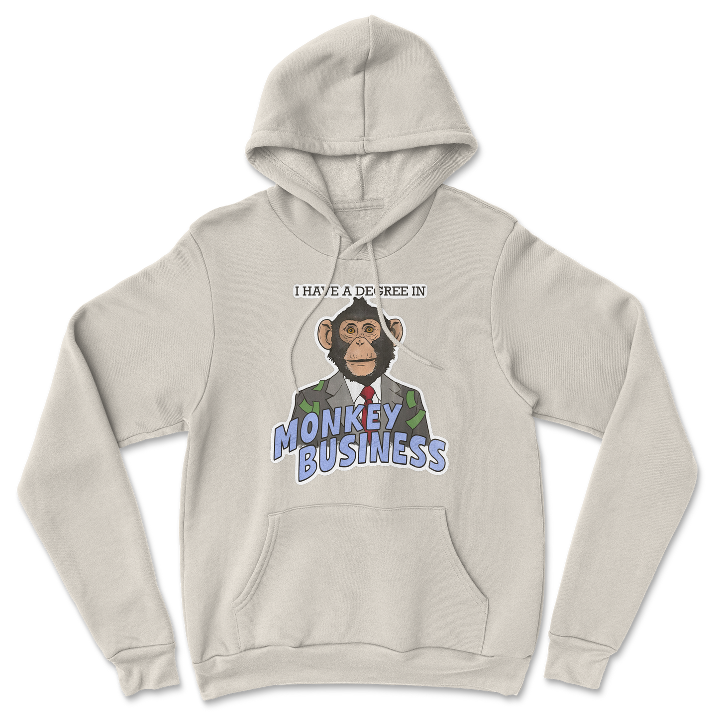 Heavy Blend Hoodie Monkey Business in Sand