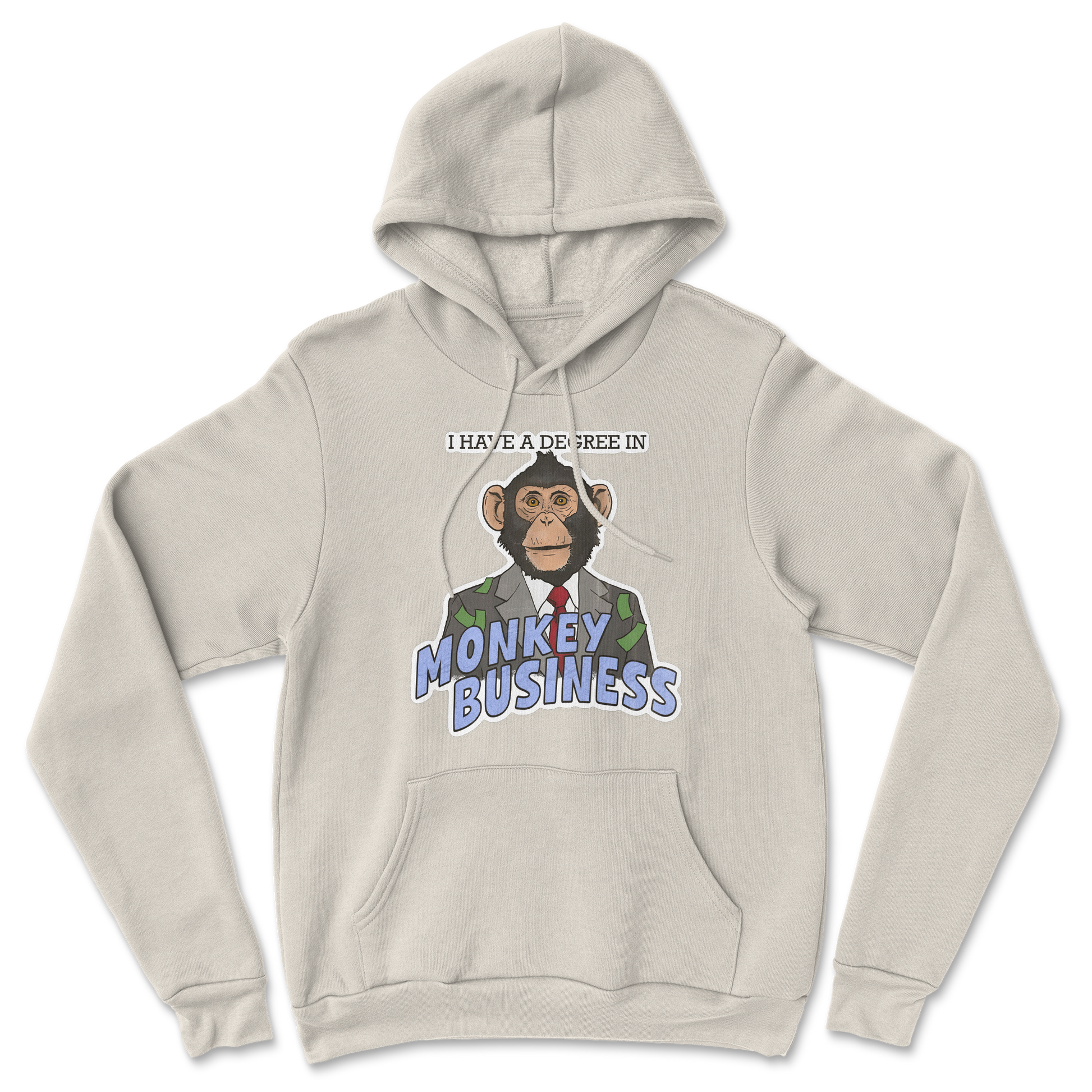 Heavy Blend Hoodie Monkey Business in Sand