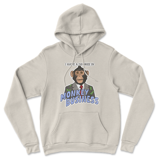 Heavy Blend Hoodie Monkey Business in Sand