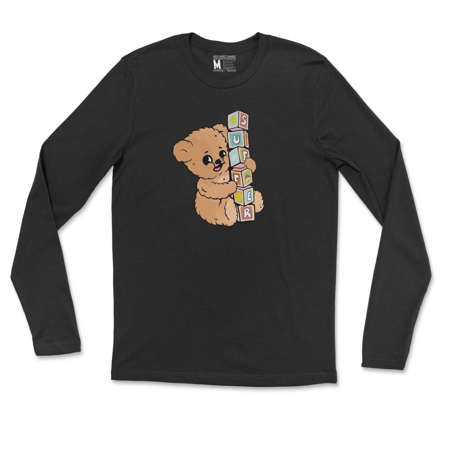 Gildan SoftStyle Long Sleeve in Black