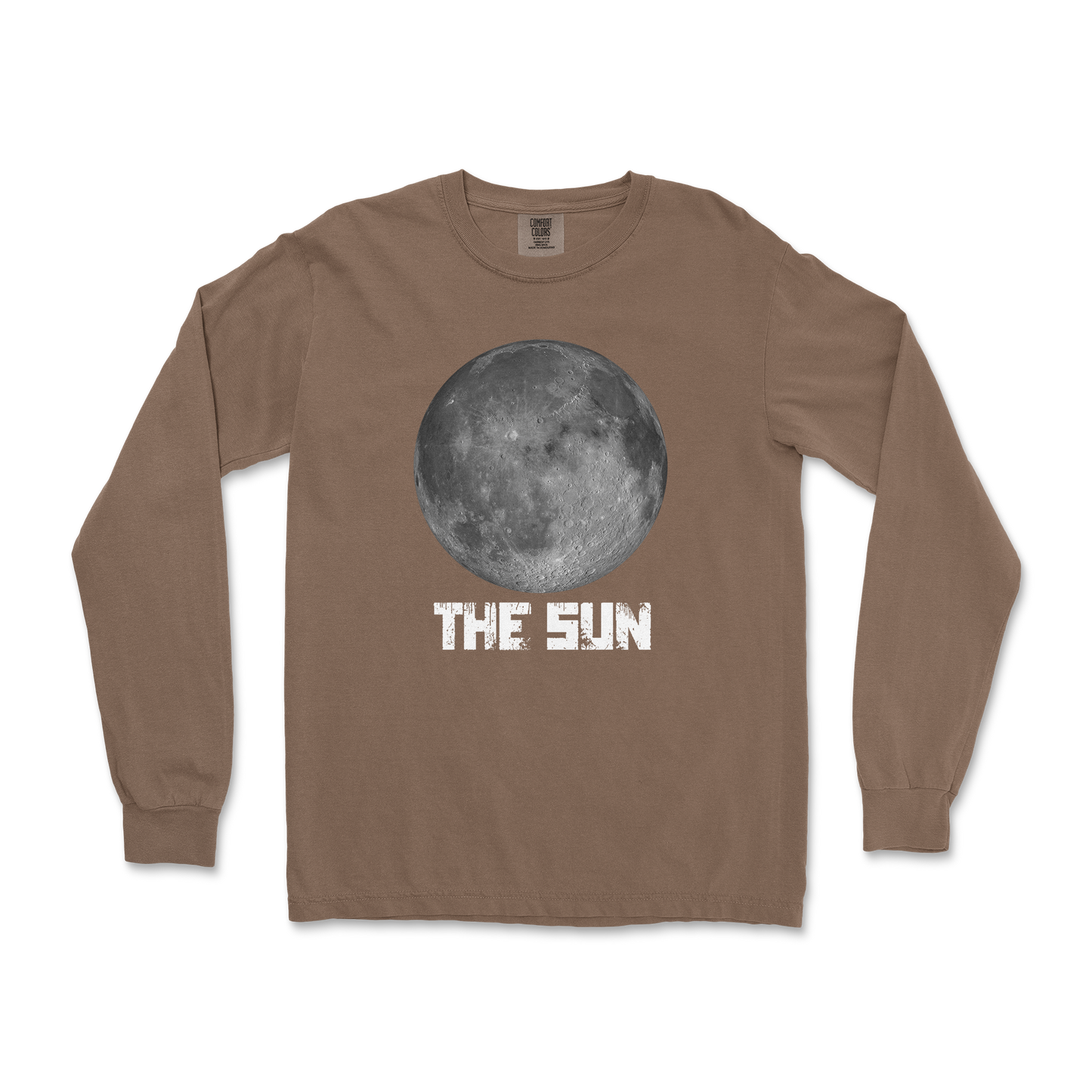 Comfort Colors Long Sleeve The Sun in Espresso