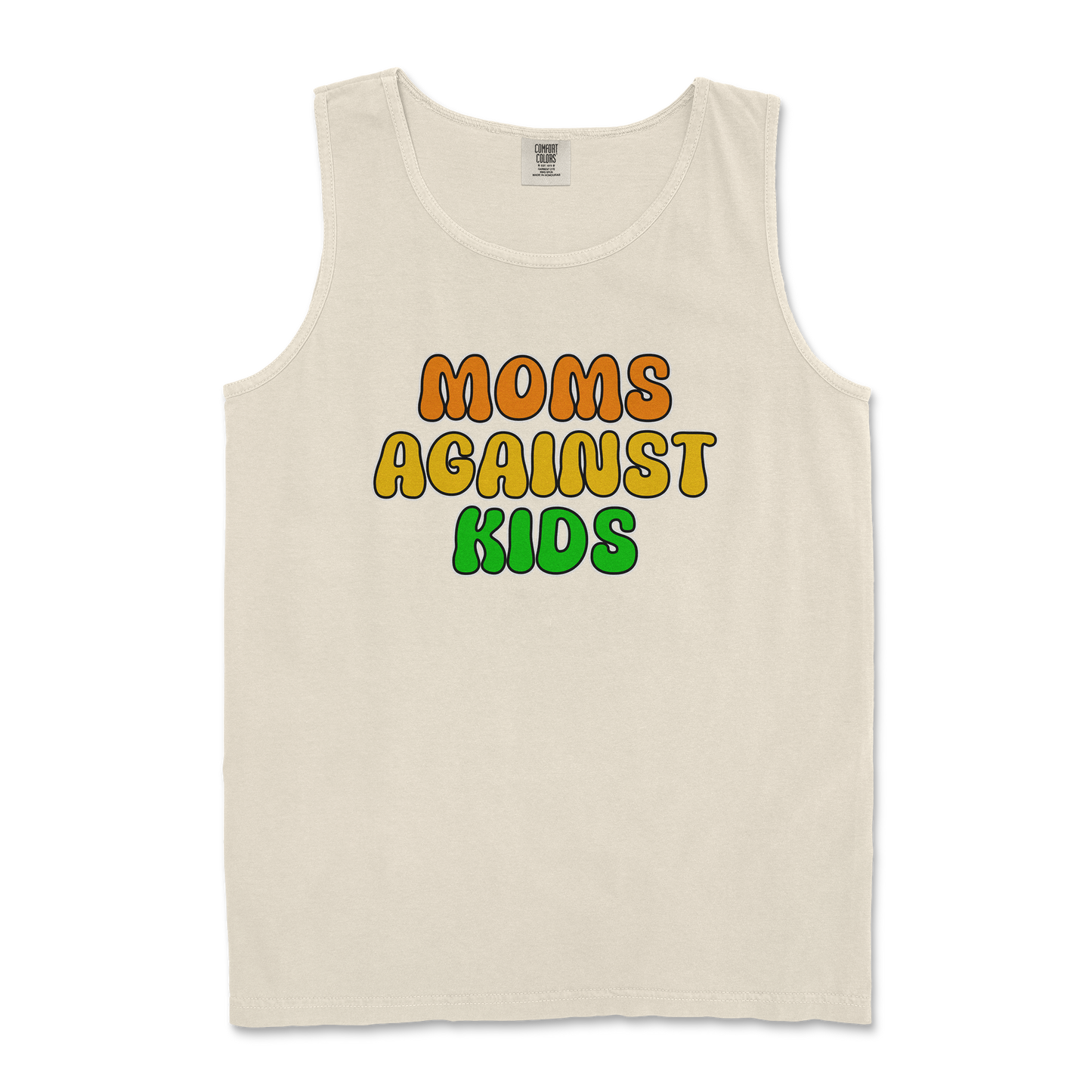 Comfort Colors Tank Top Moms Agianst Kids in Ivory