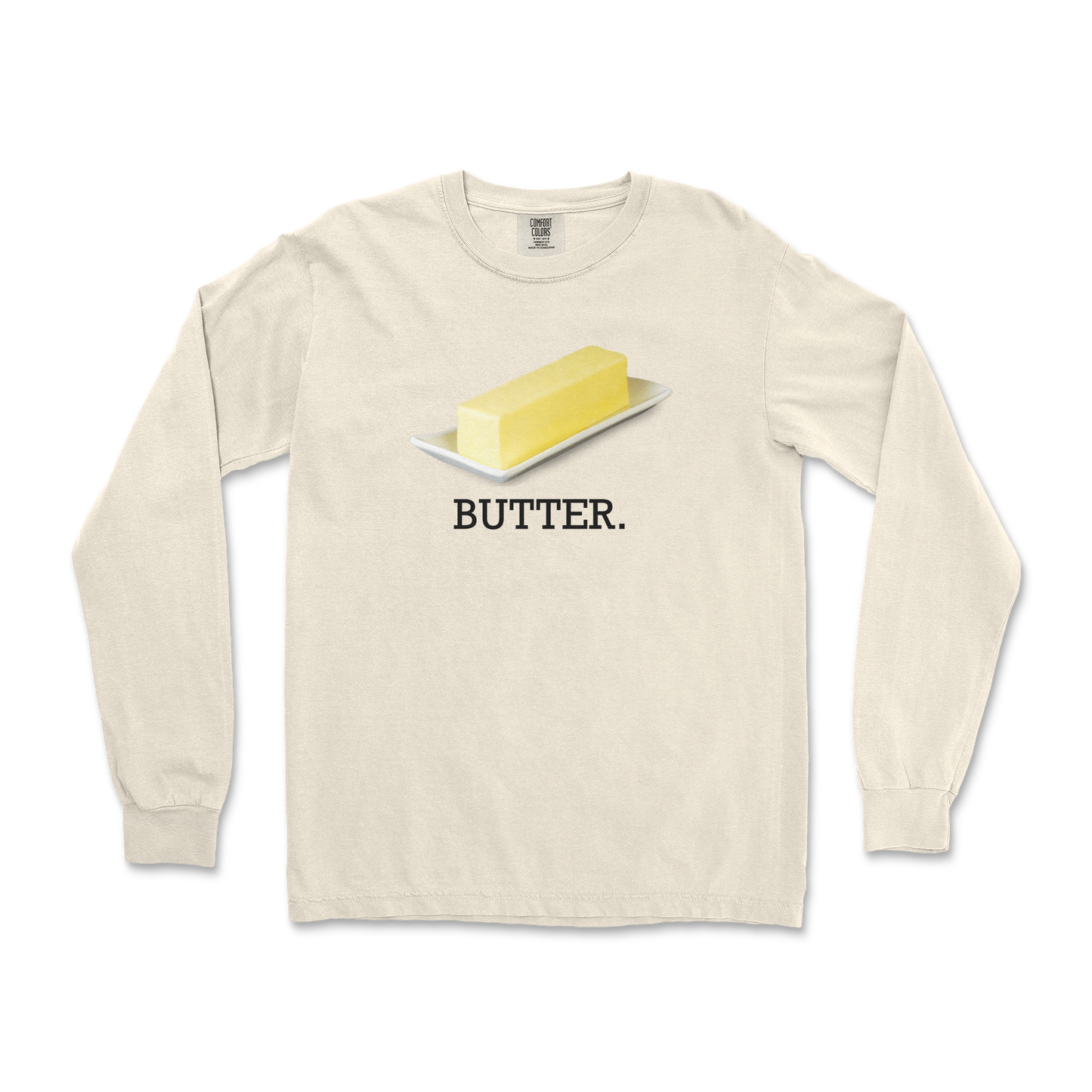 Comfort Colors Long Sleeve Butter in Ivory