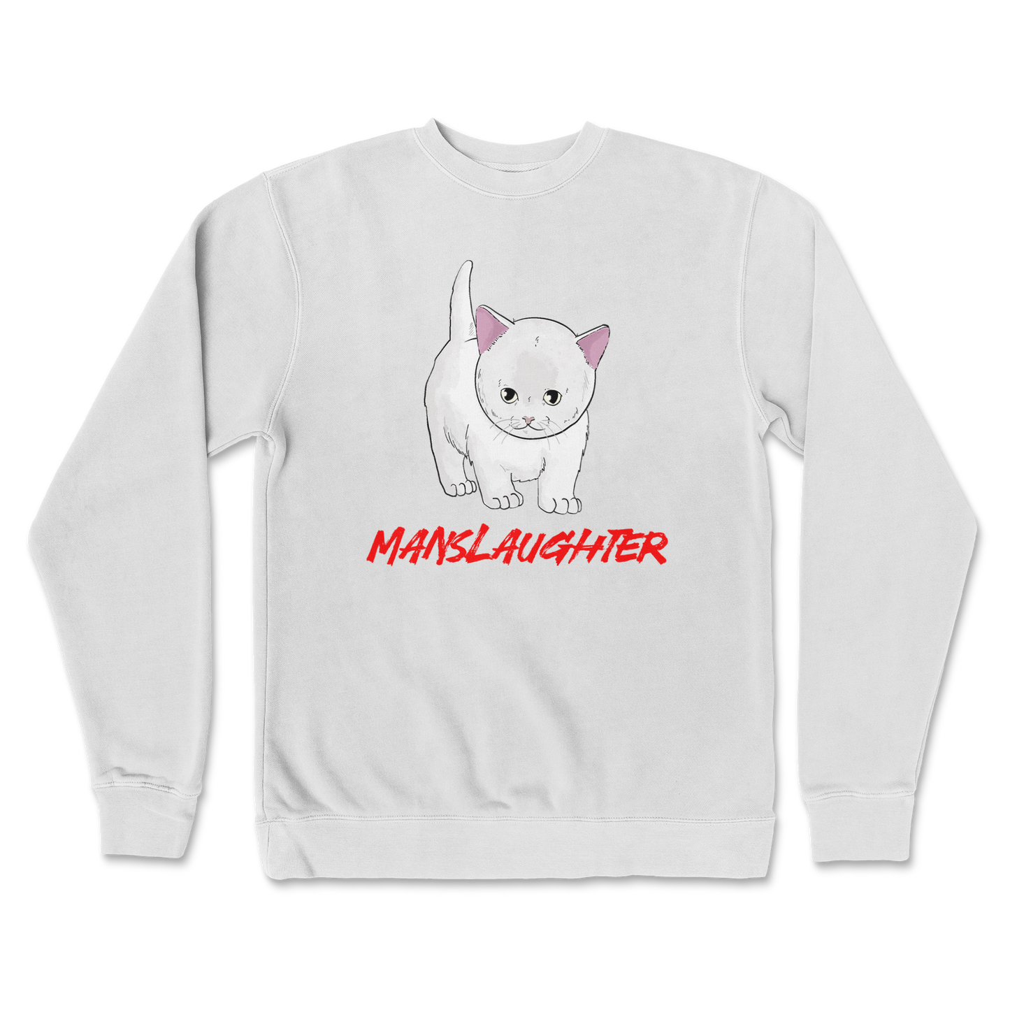 Independent Clothing Co. Crew Neck Manslaughter in White