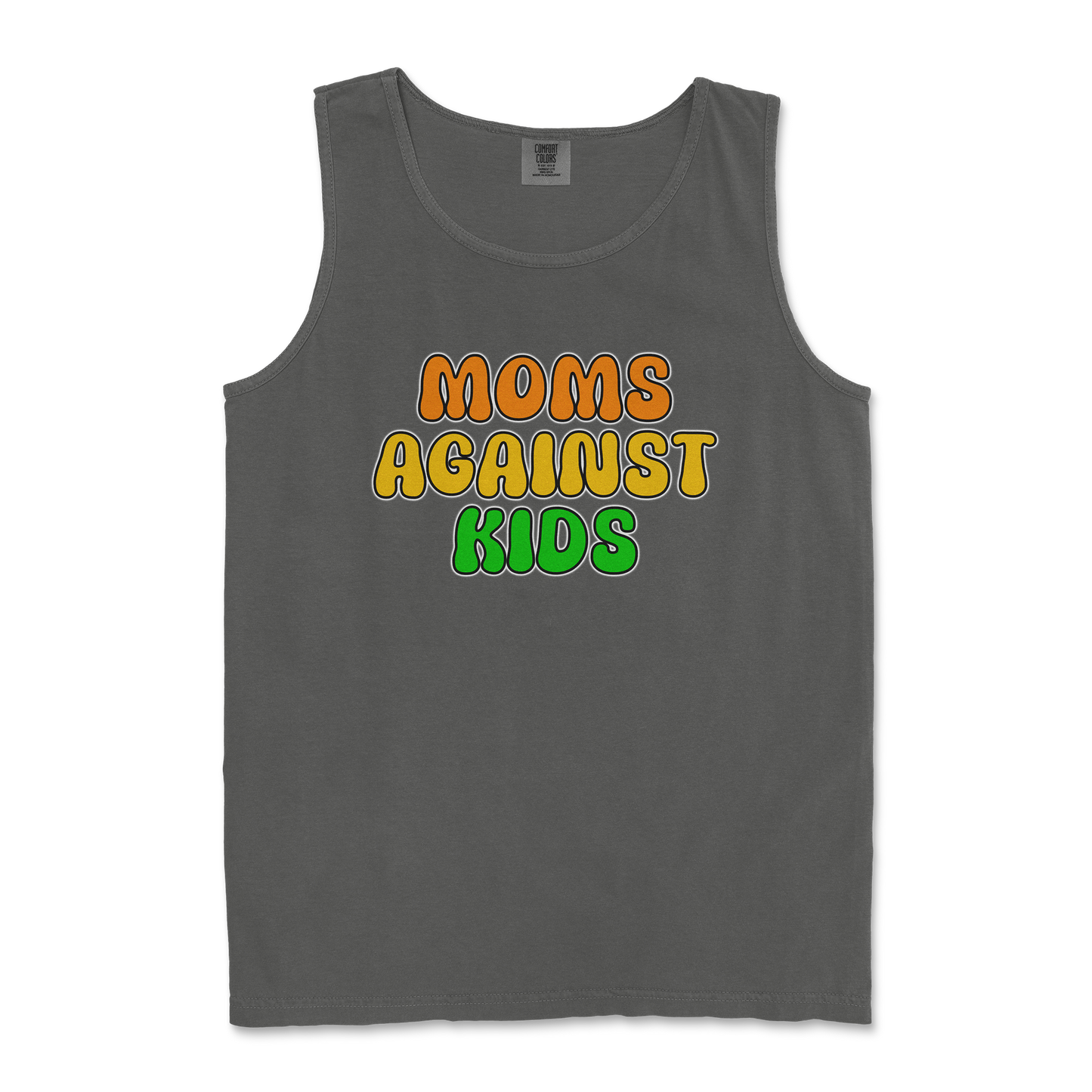Comfort Colors Tank Top Moms Agianst Kids in Pepper
