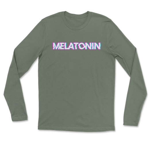 Heavy Blend Long Sleeve Melatonin in Military Green