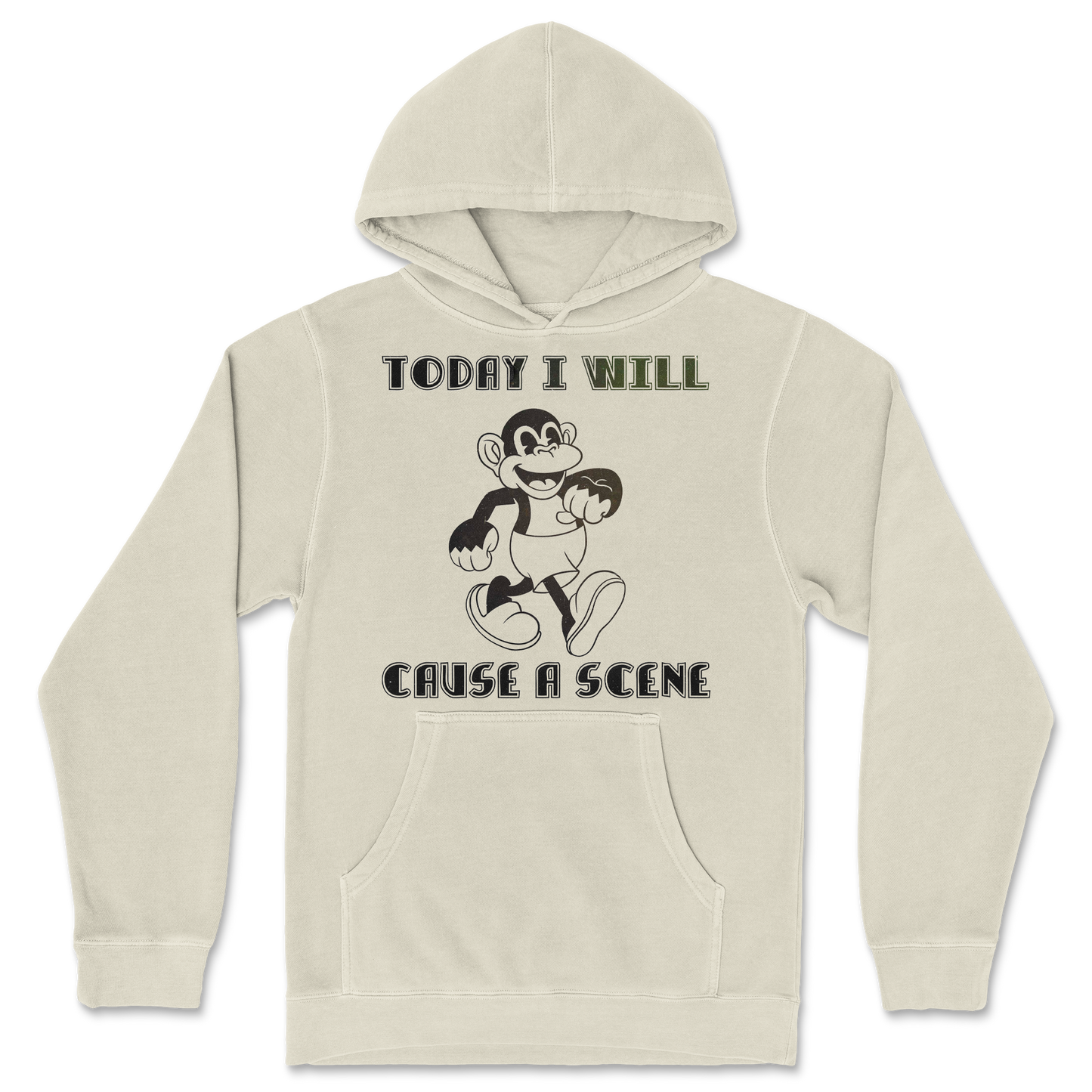 Independent Clothing Co. Hoodie Cause A Scene in Ivory