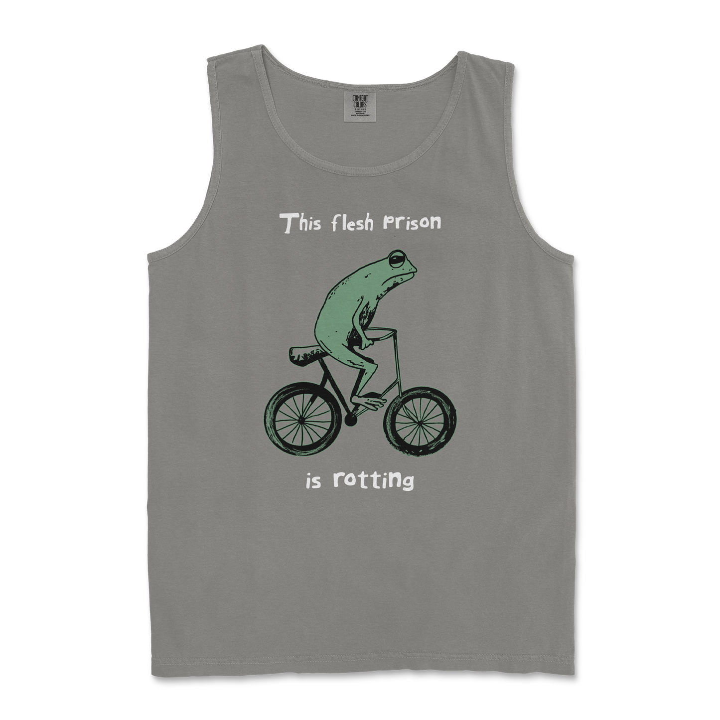 Comfort Colors Tank Top Flesh Prison in Grey