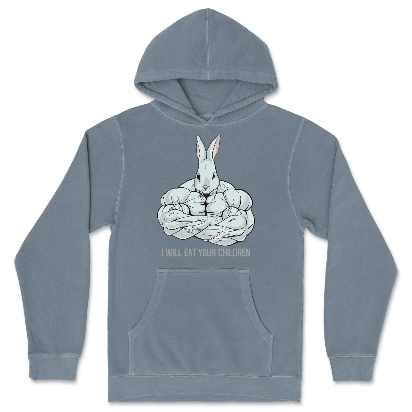 Independent Clothing Co. Hoodie Scary Rabbit in BlueMagic