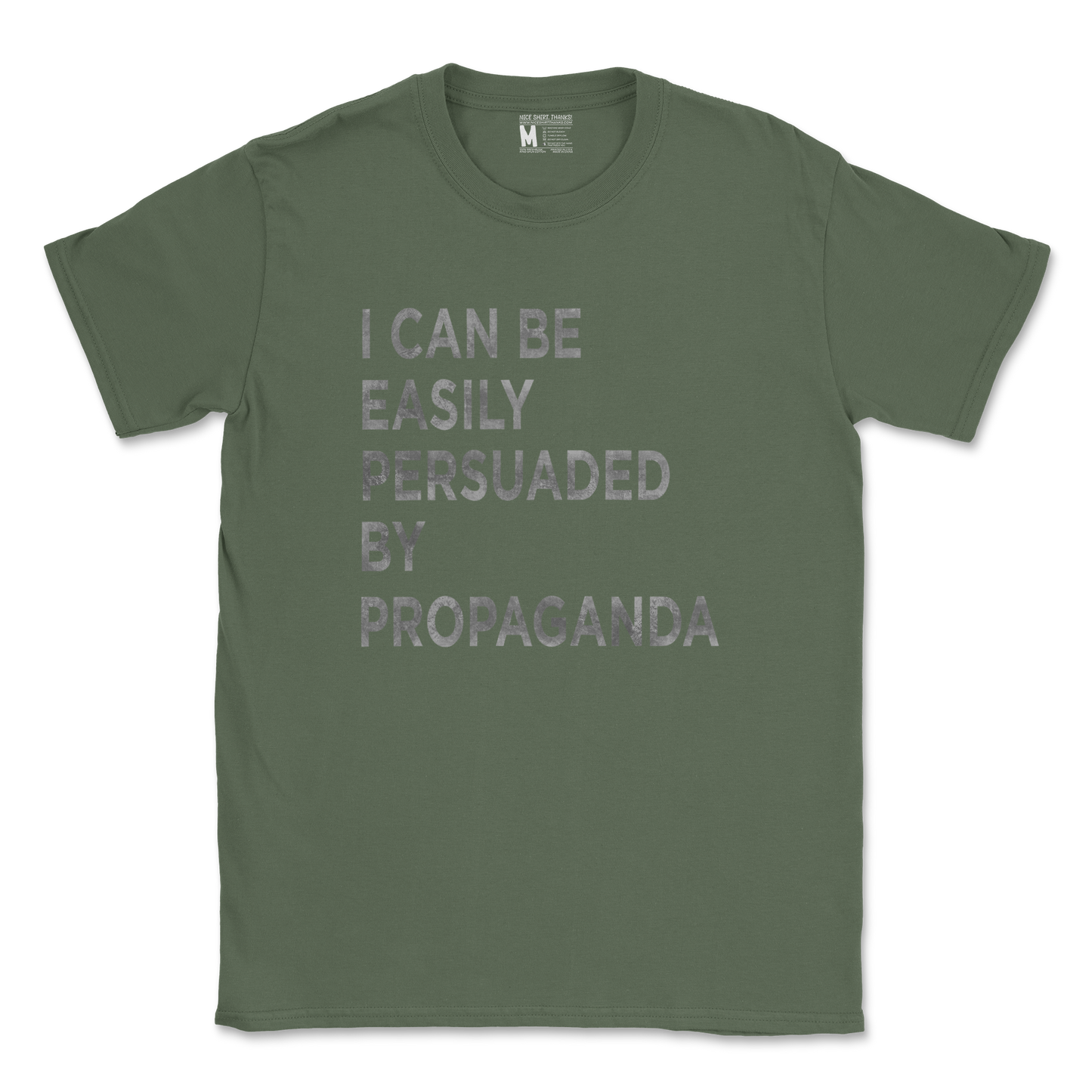 Gildan SoftStyle T-Shirt Propaganda in Military Green